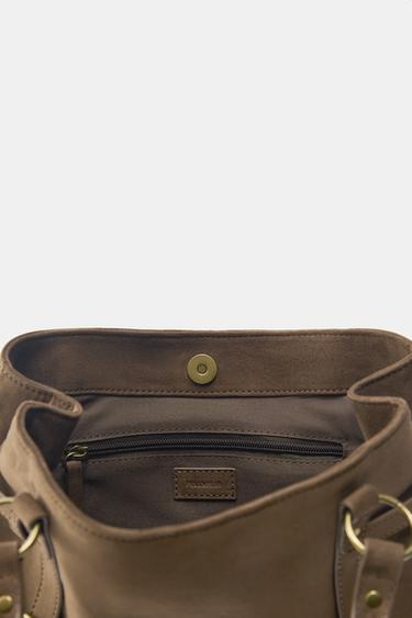 Buckle shoulder bag — Brown 5