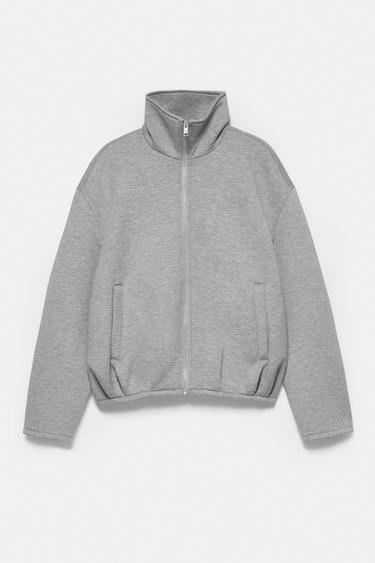 Neoprene balloon jacket — Grey marl 5