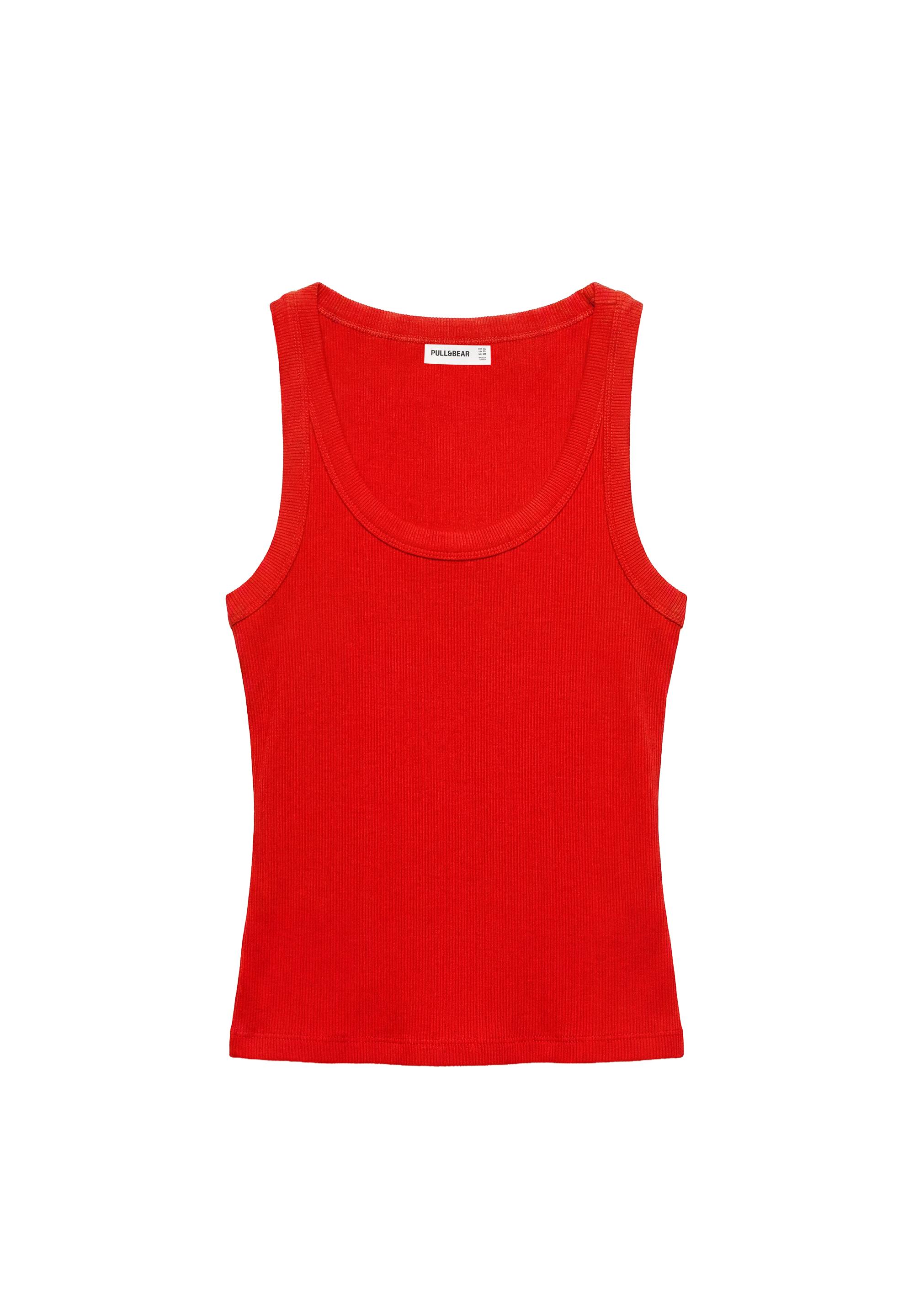 Basic tank top — Red