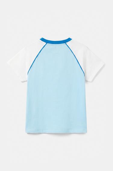 Argentina graphic slim fit T-shirt — Pale blue 4