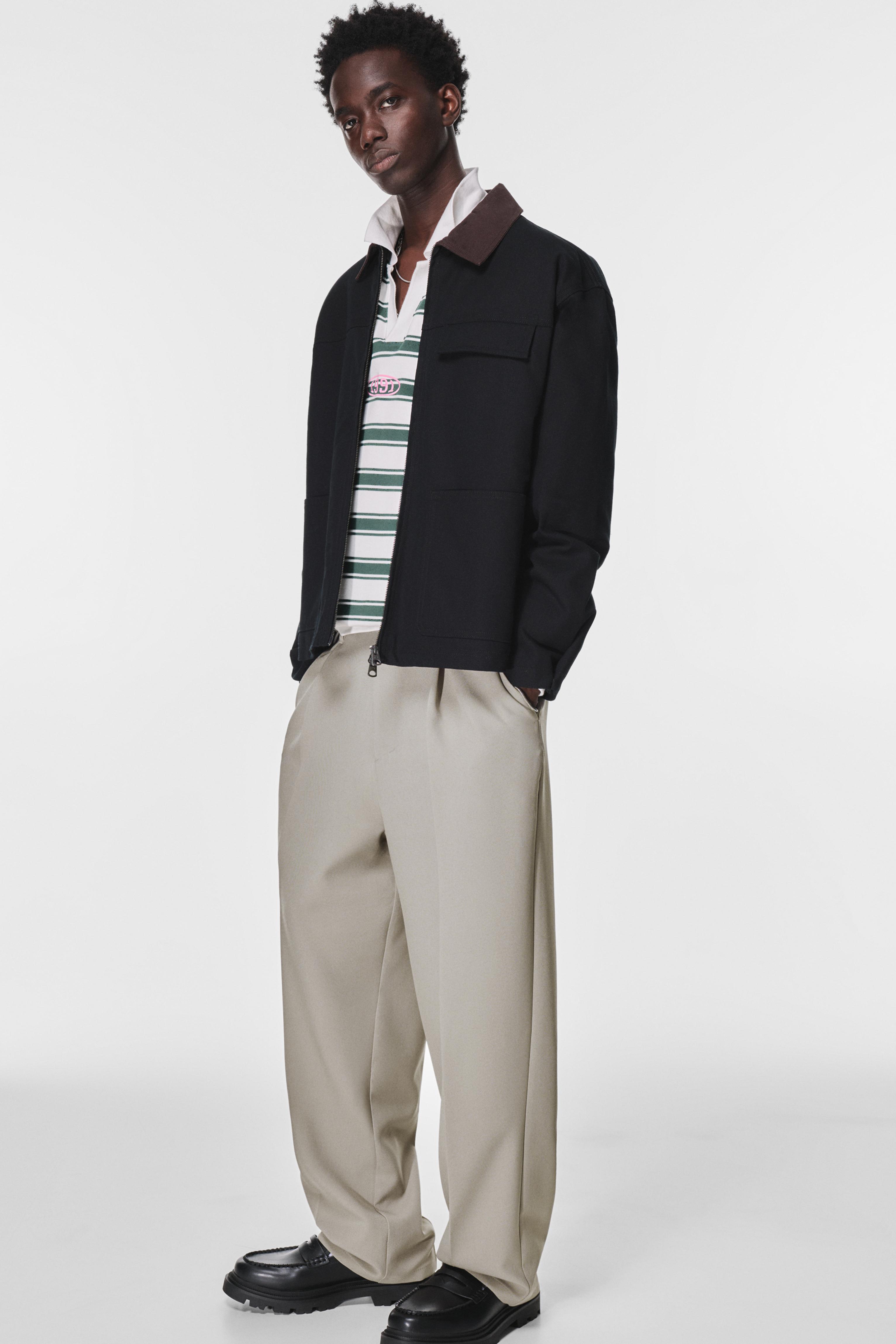 Tailored trousers — Taupe