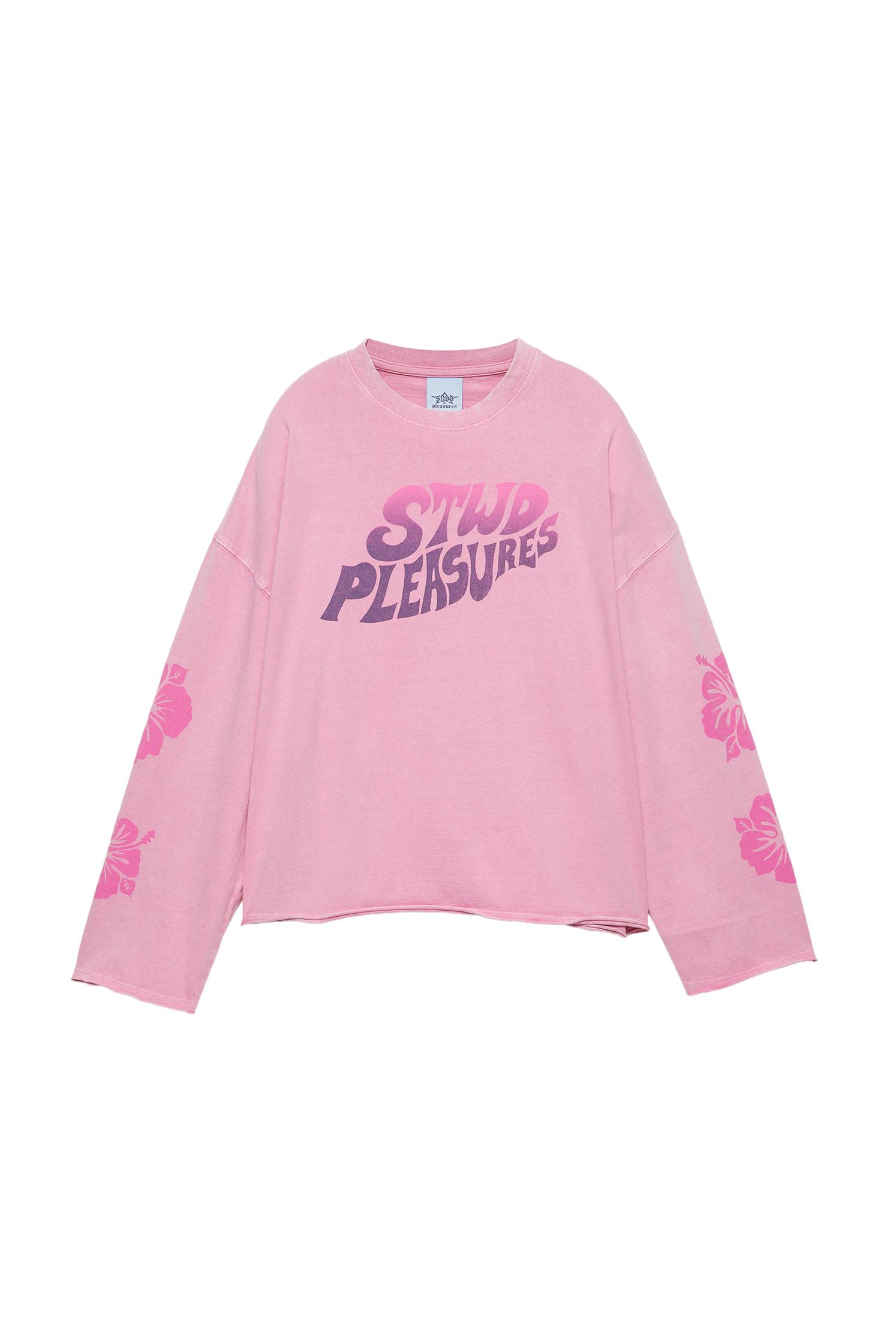 Pleasures x STWD long sleeve T-shirt — Pink