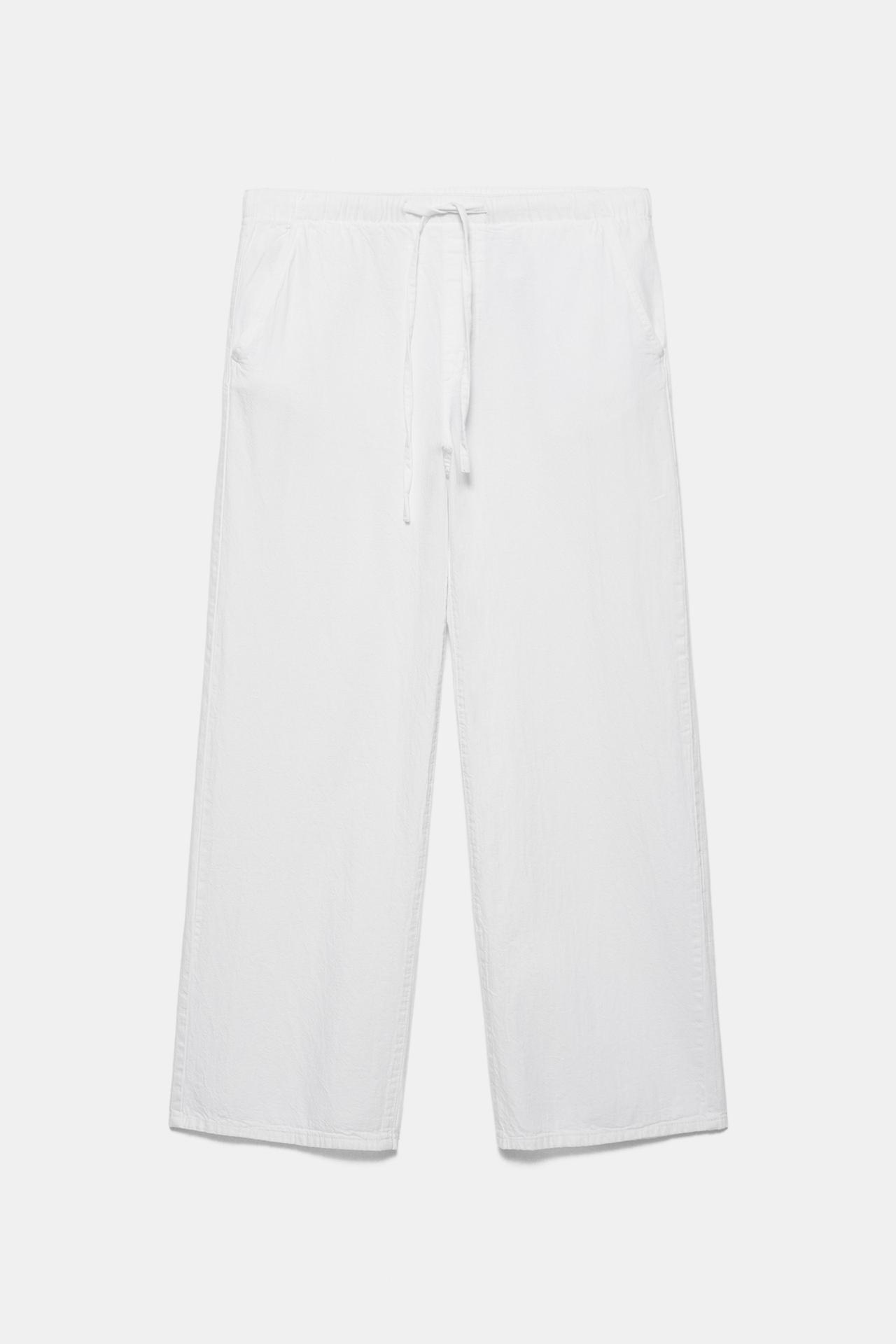 Low-rise jogger jeans — White
