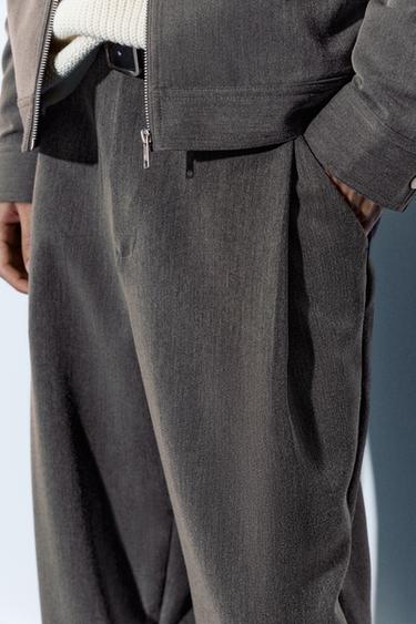 Straight tailored fit trousers — Anthracite grey 3