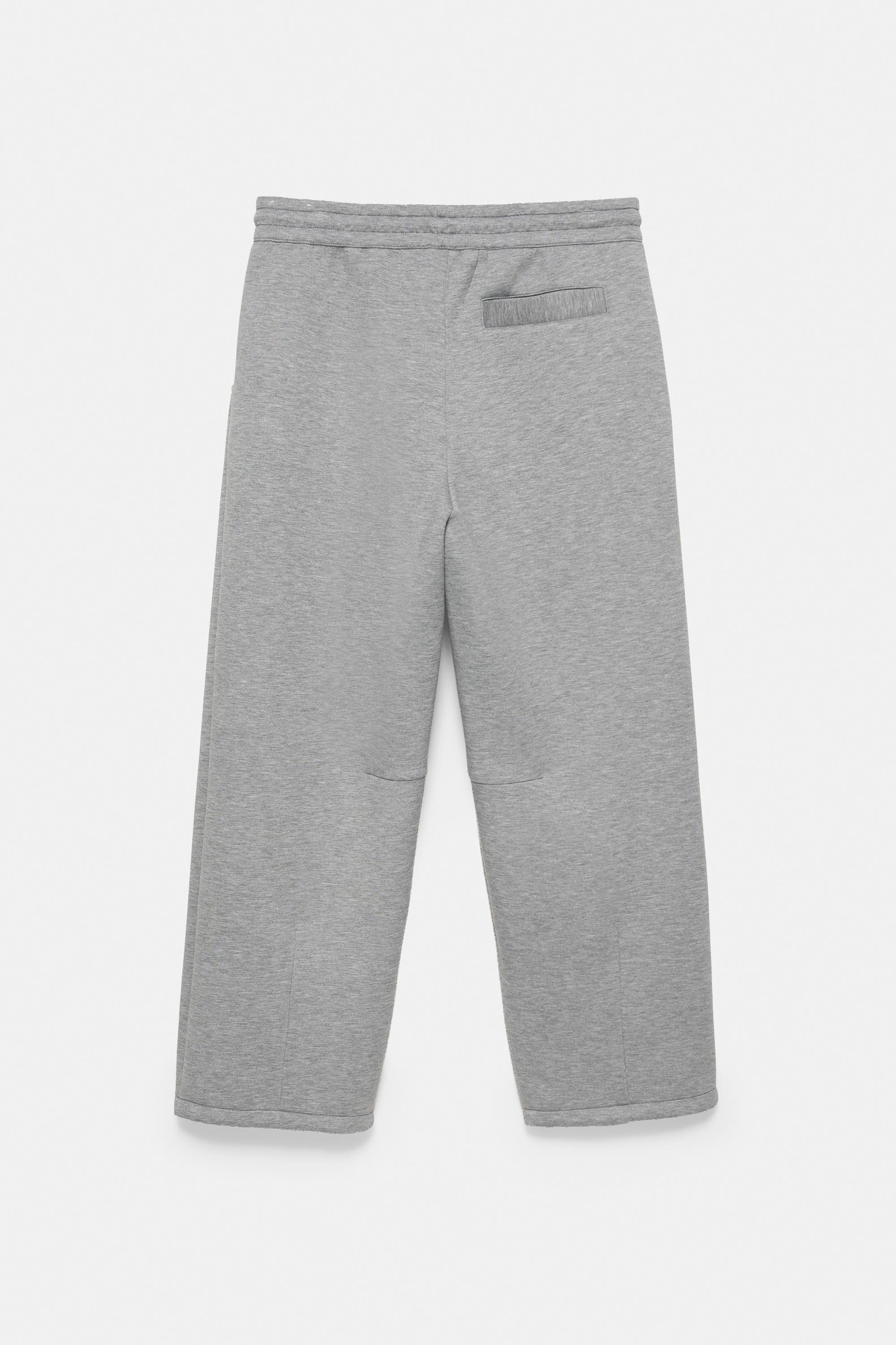 Relaxed fit sweatpants — Grey marl