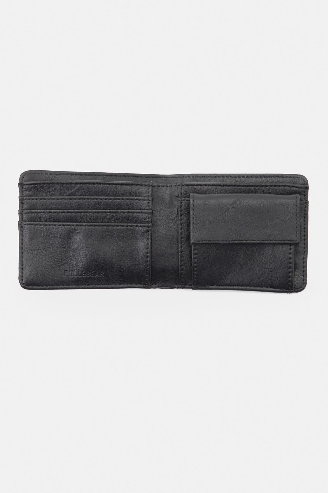 Billetera Cloud Billetera Pull And Bear Monederos Leather Effect