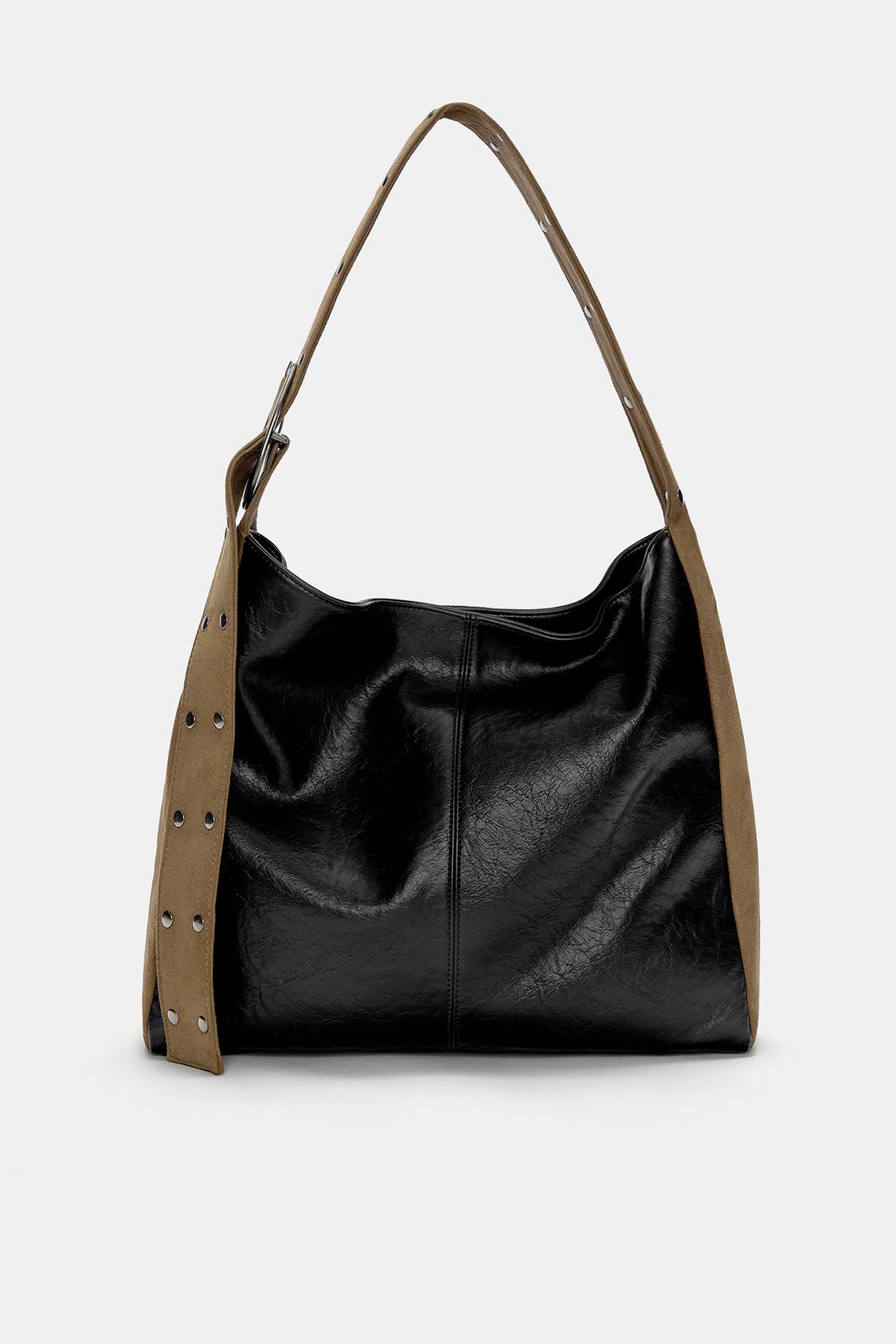 Contrast shopper bag PULL&BEAR