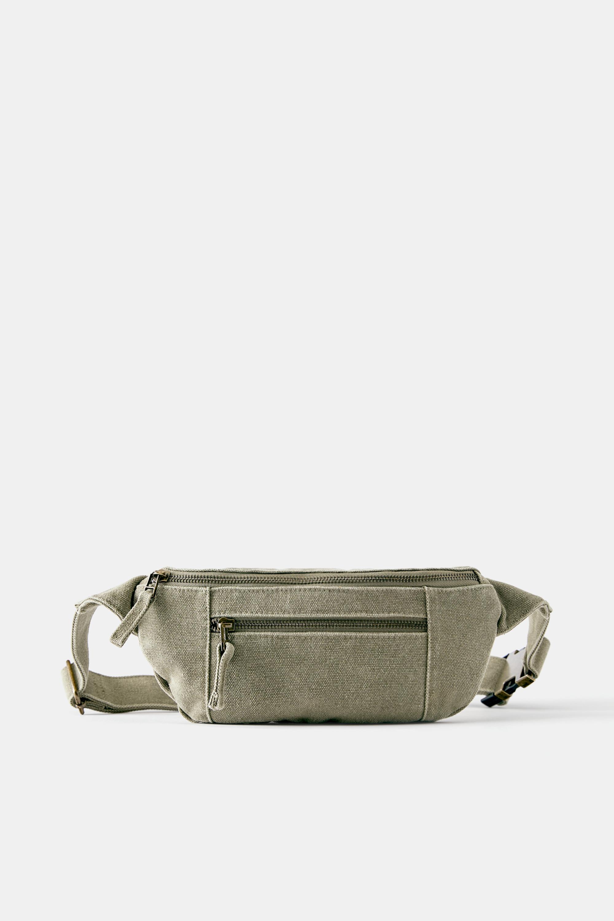 Canvas belt bag — Khaki