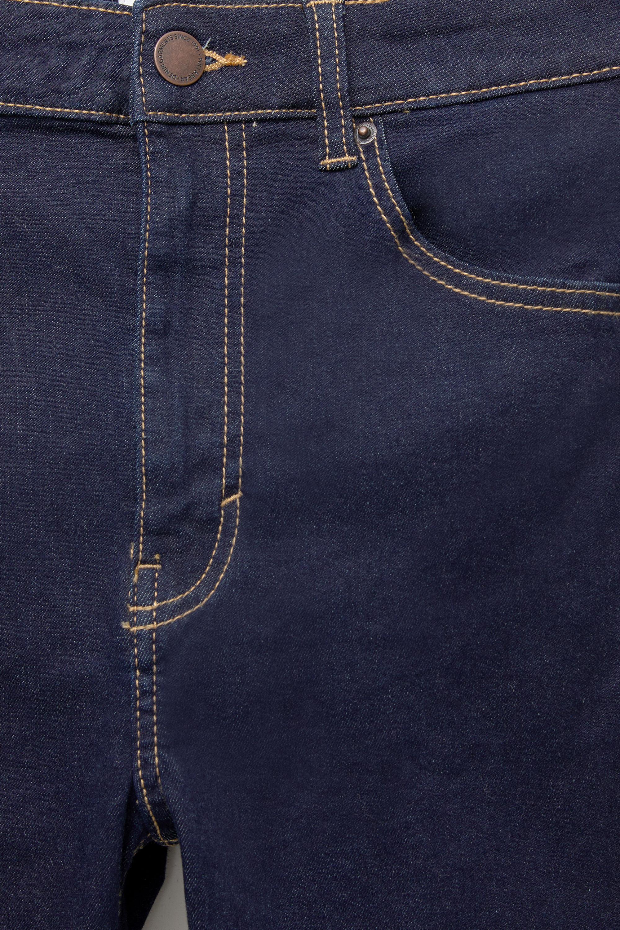 High-waist skinny jeans — Navy