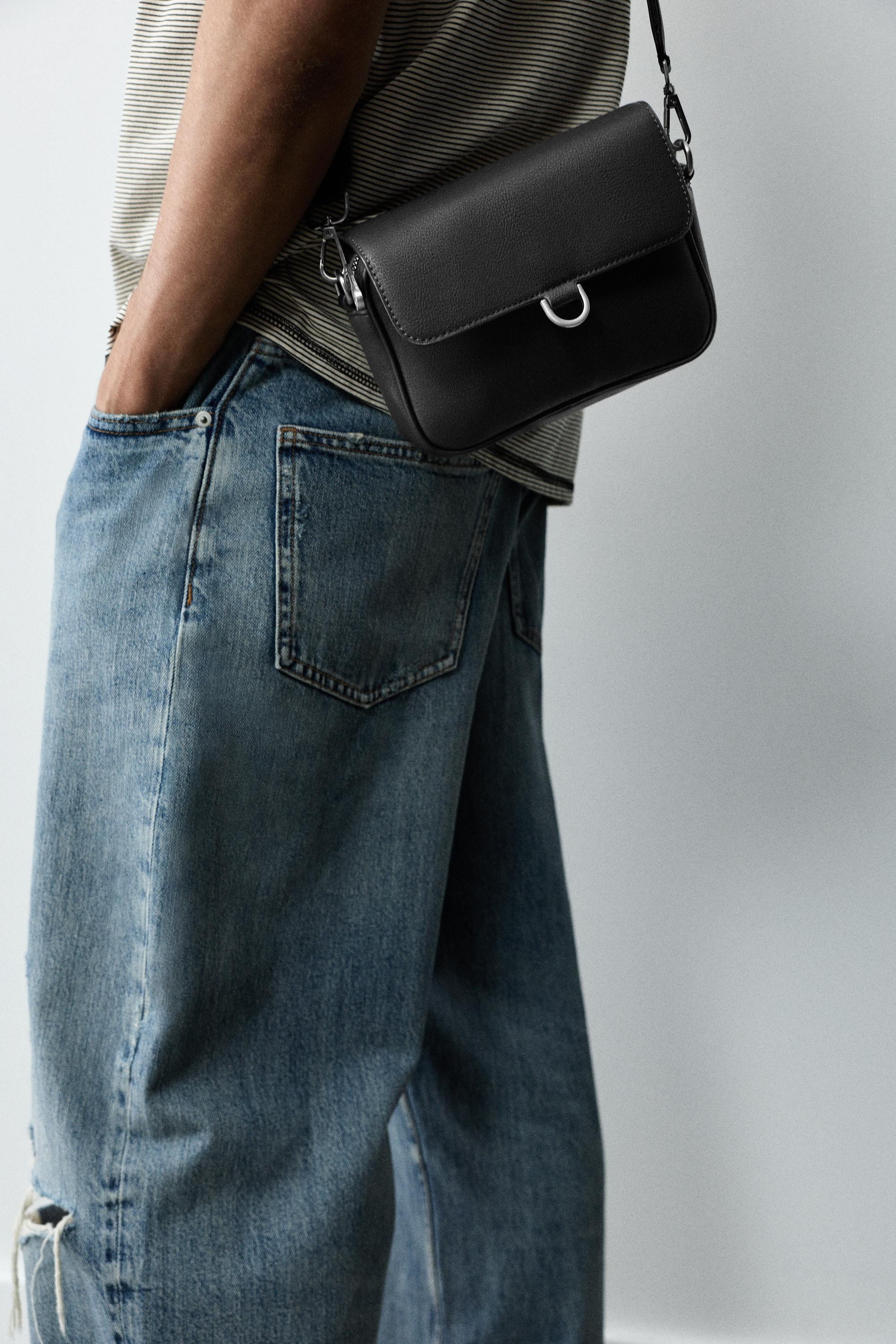 Ring crossbody bag — Brown