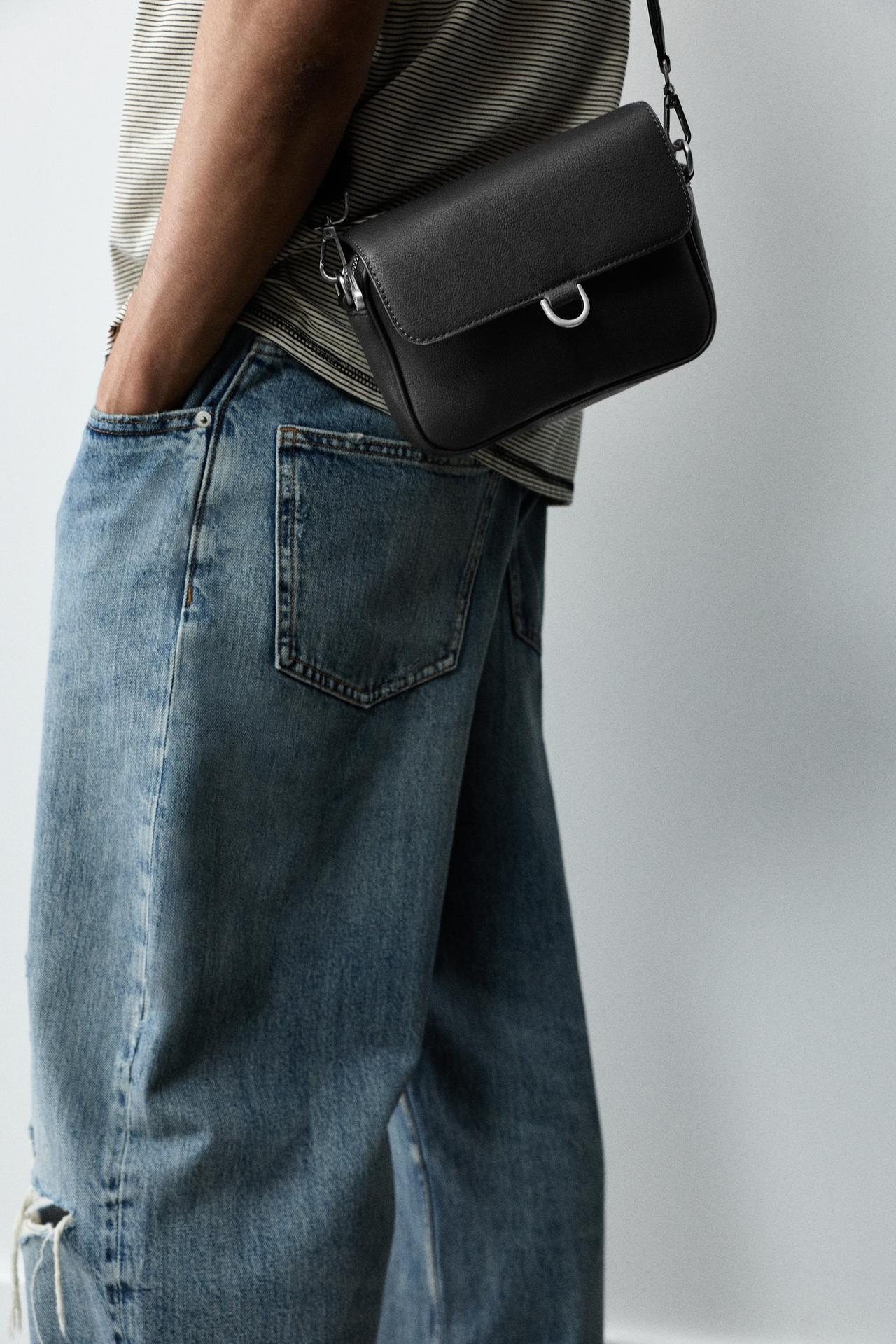 Ring crossbody bag — Brown