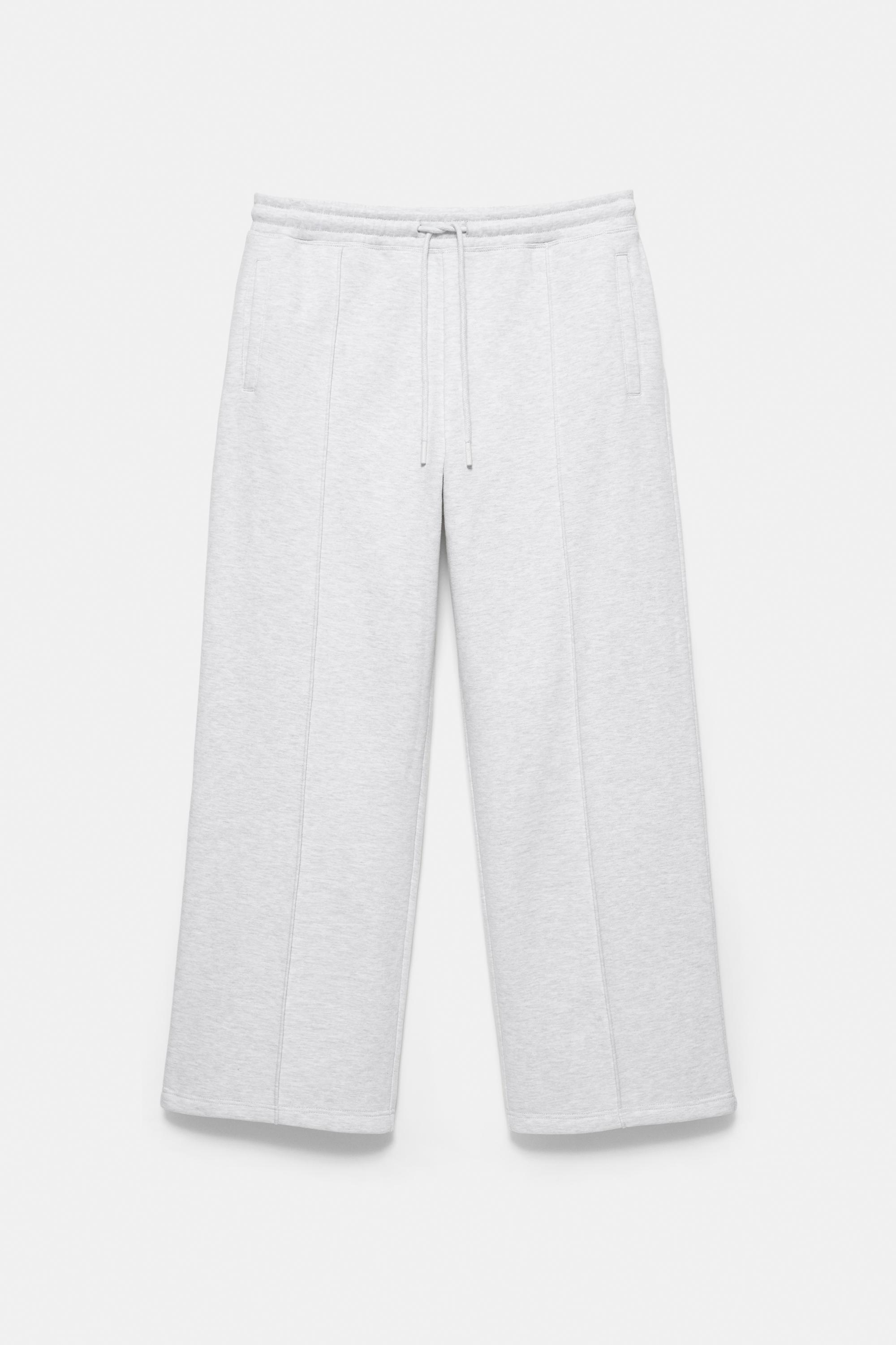 STWD baggy joggers — Pale marl