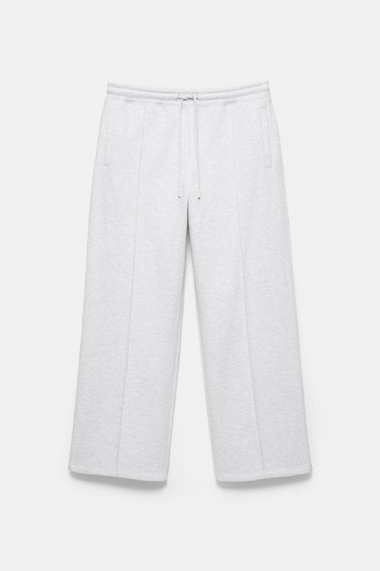 STWD baggy joggers — Pale marl