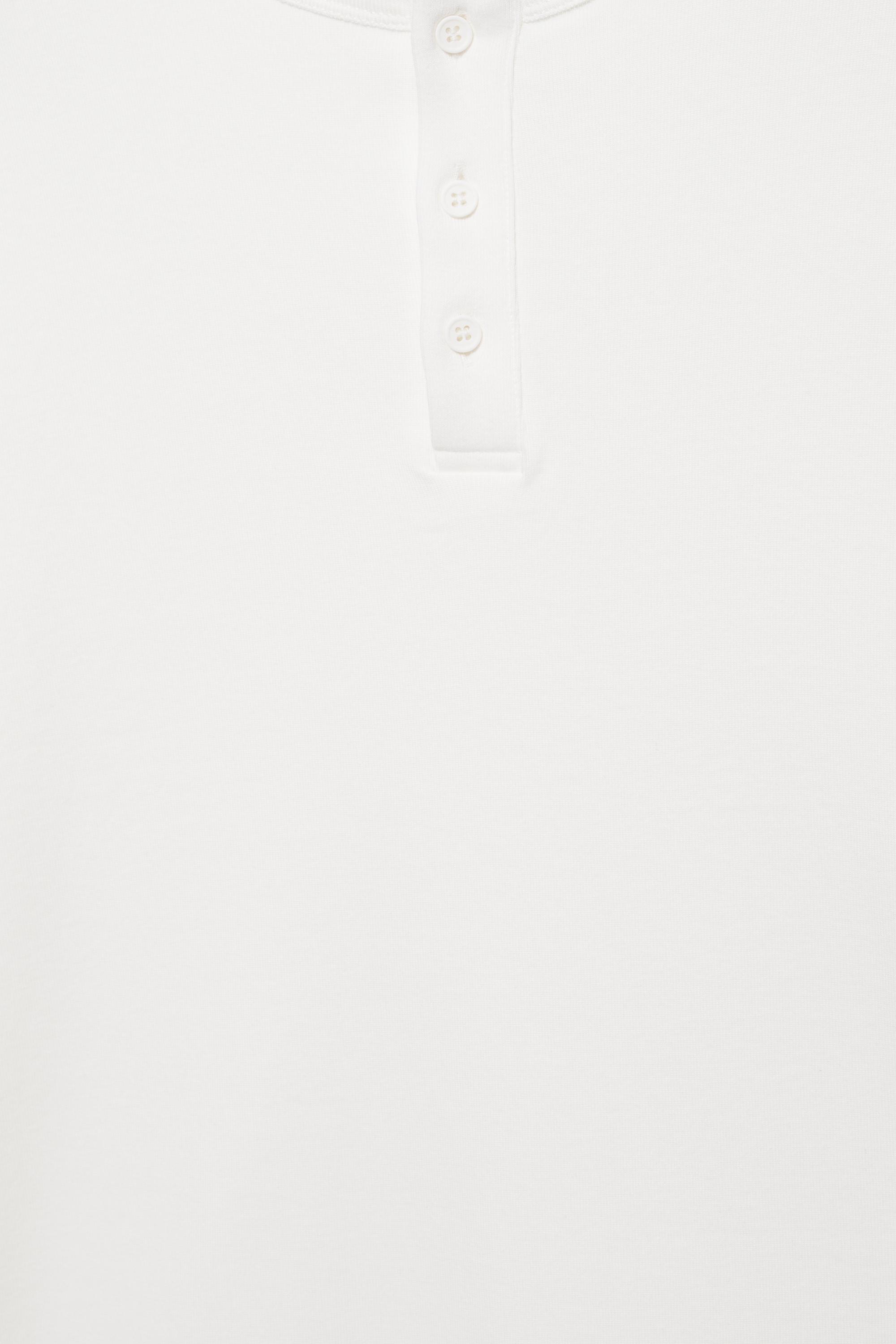 Basic Henley T-shirt — White