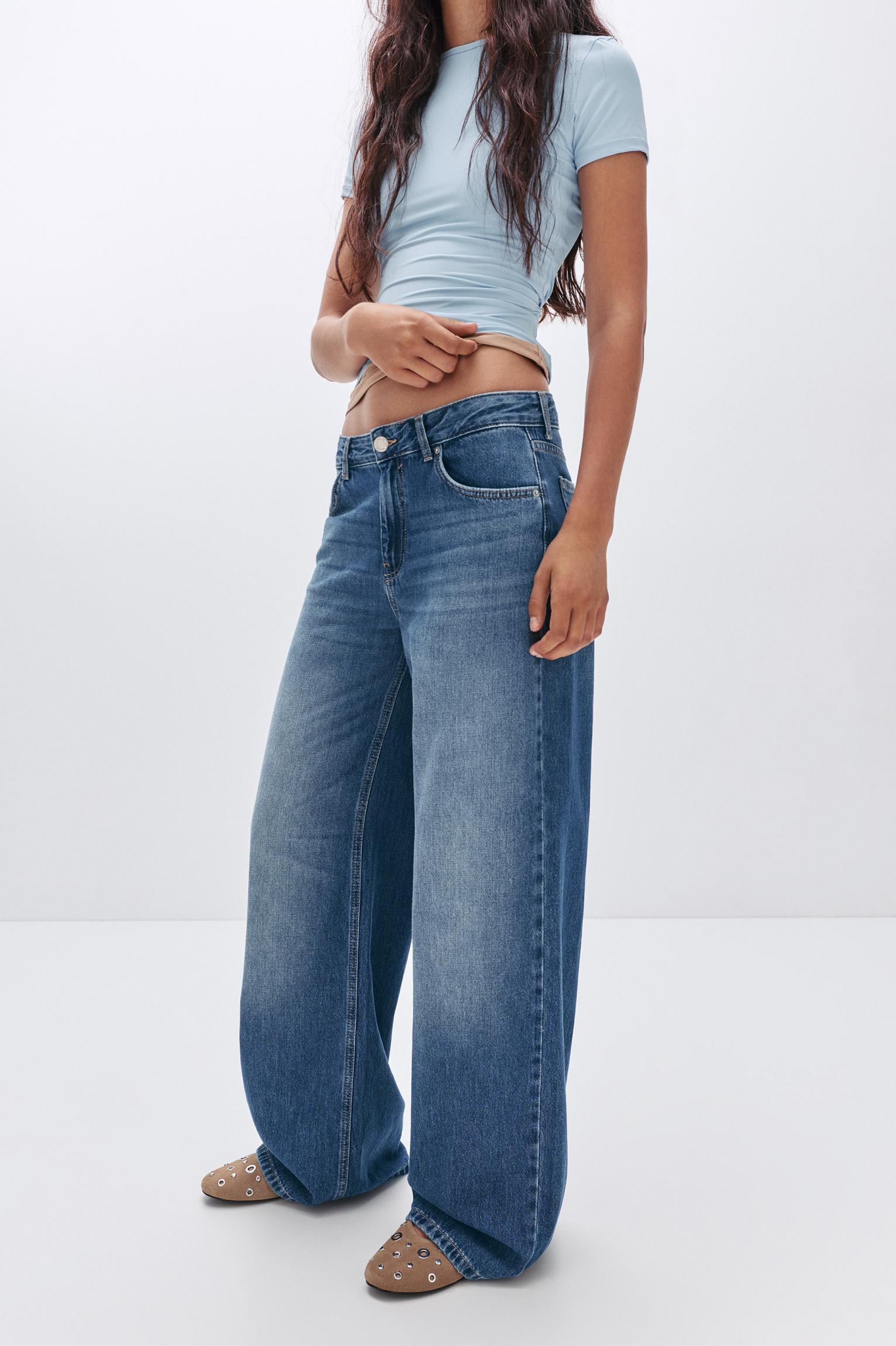 Oversize baggy jeans — Dark blue