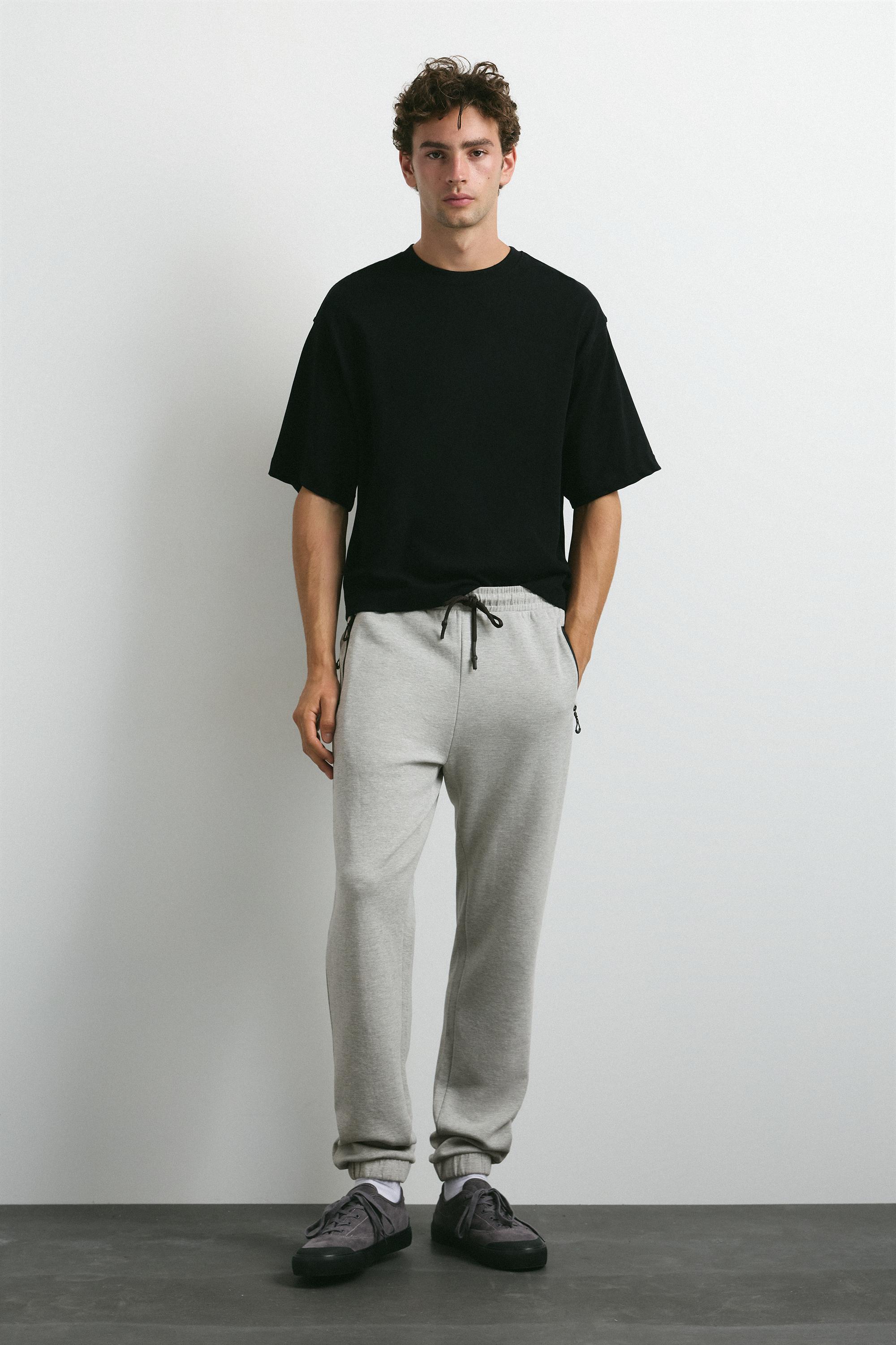 STWD technical joggers — Grey marl
