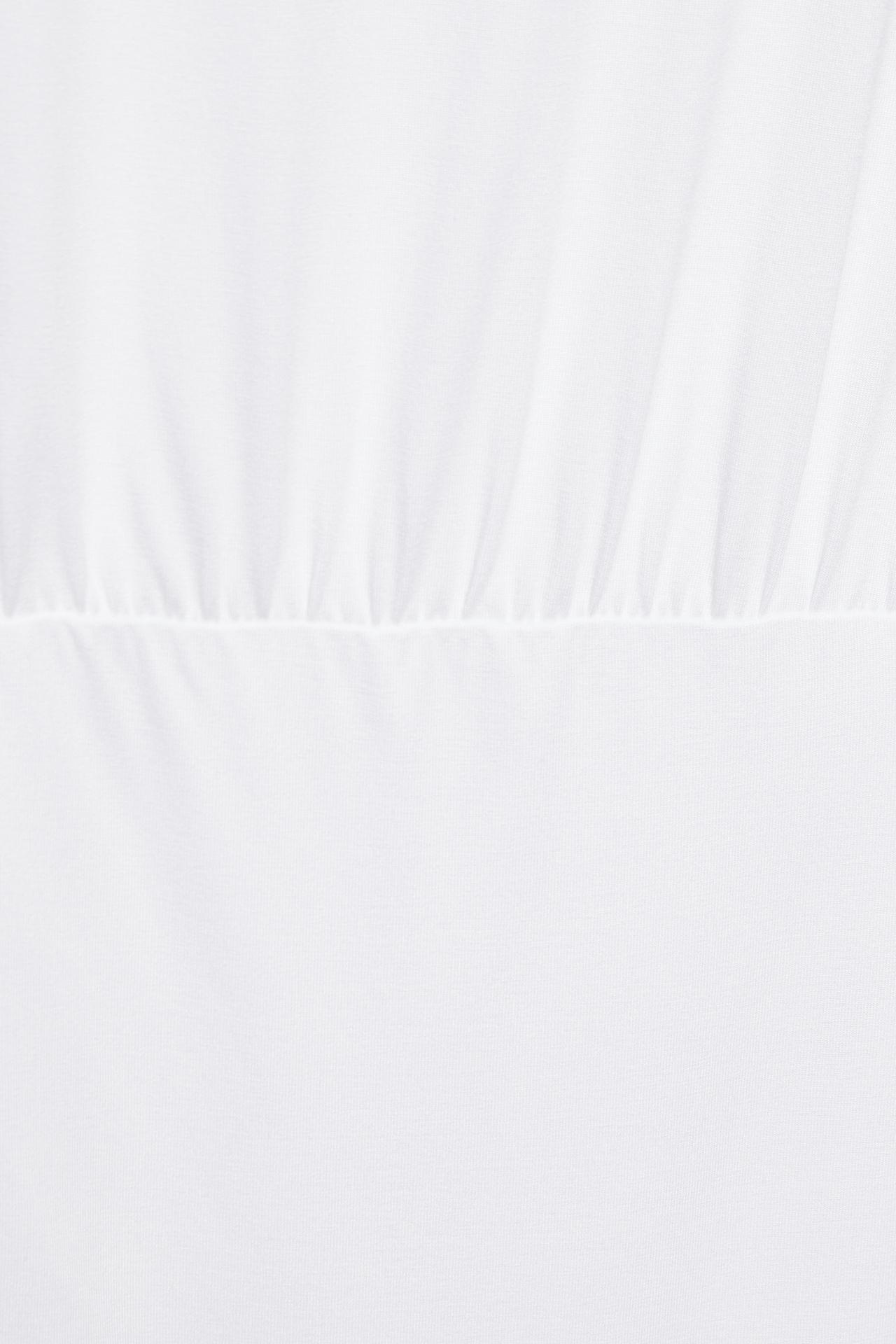 Short asymmetric dress — White