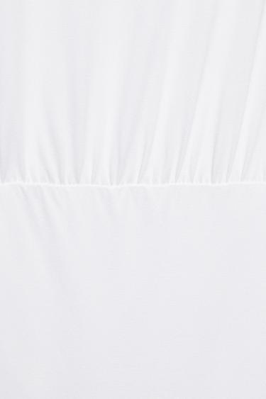 Short asymmetric dress — White 8