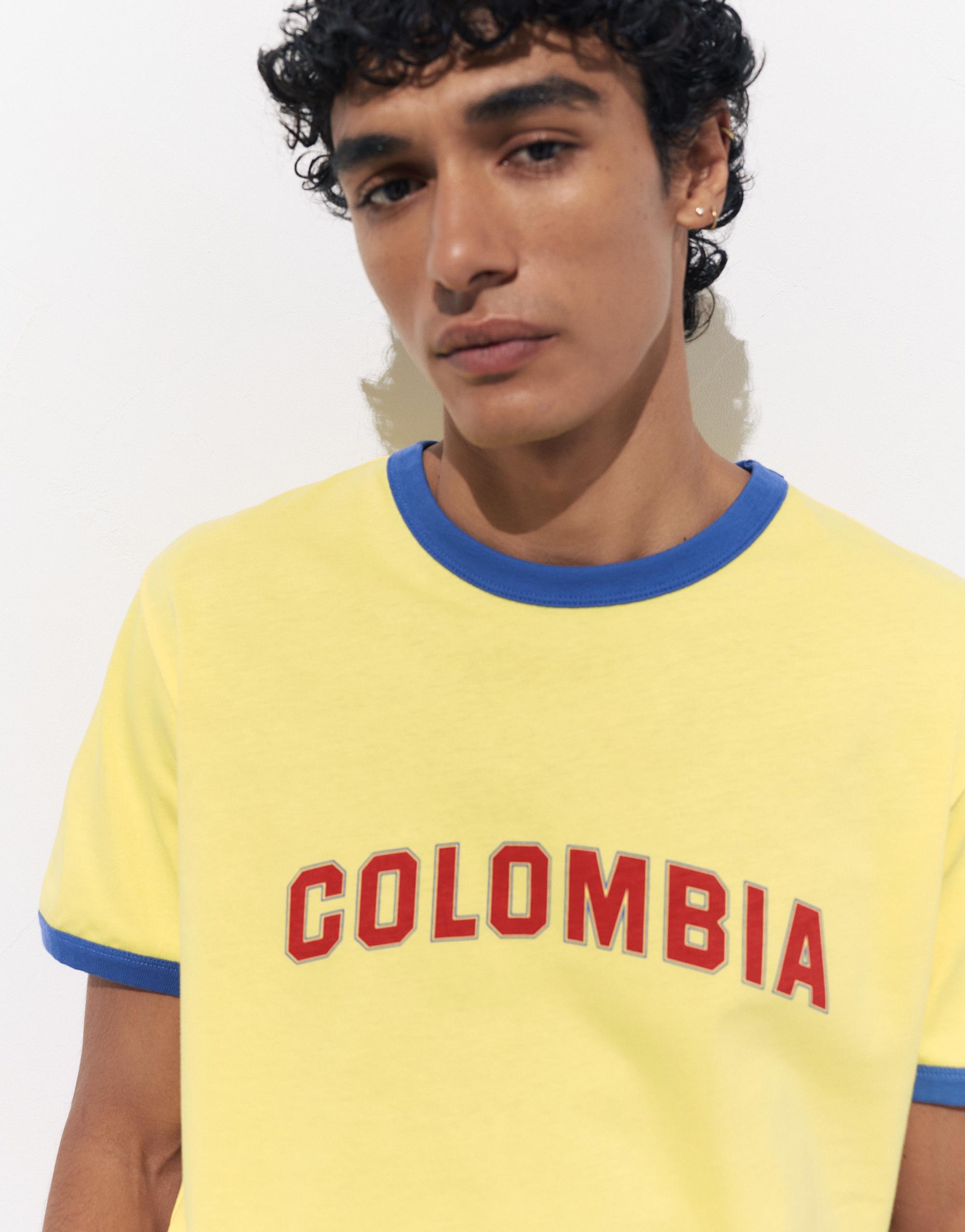 Colombia T-shirt — Yellow
