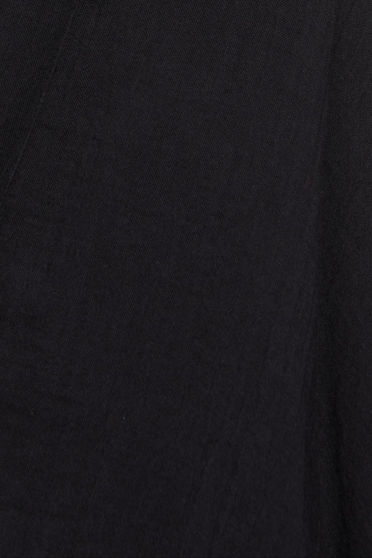 Short voile tunic — Black