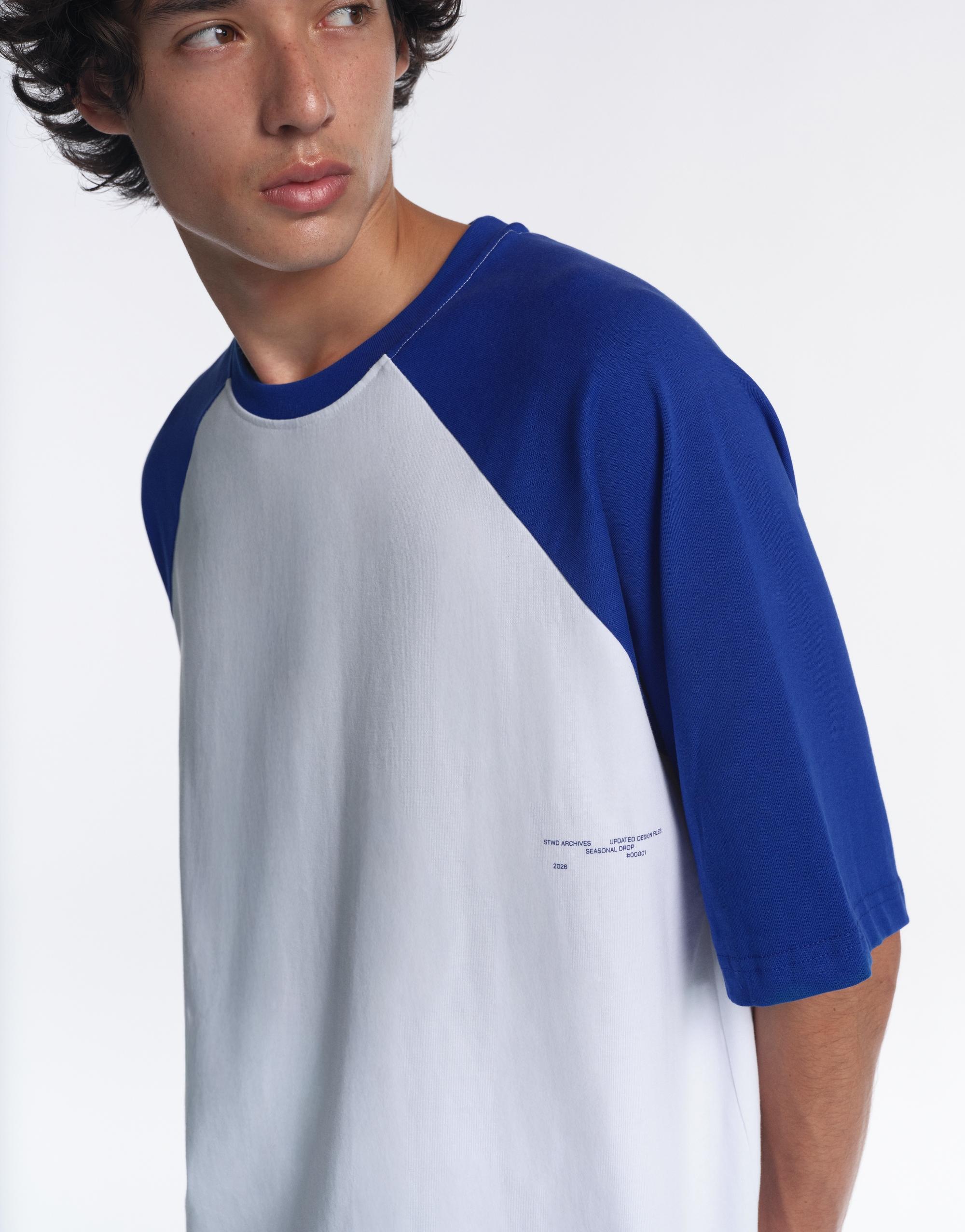 STWD raglan sleeve T-shirt — Deep blue