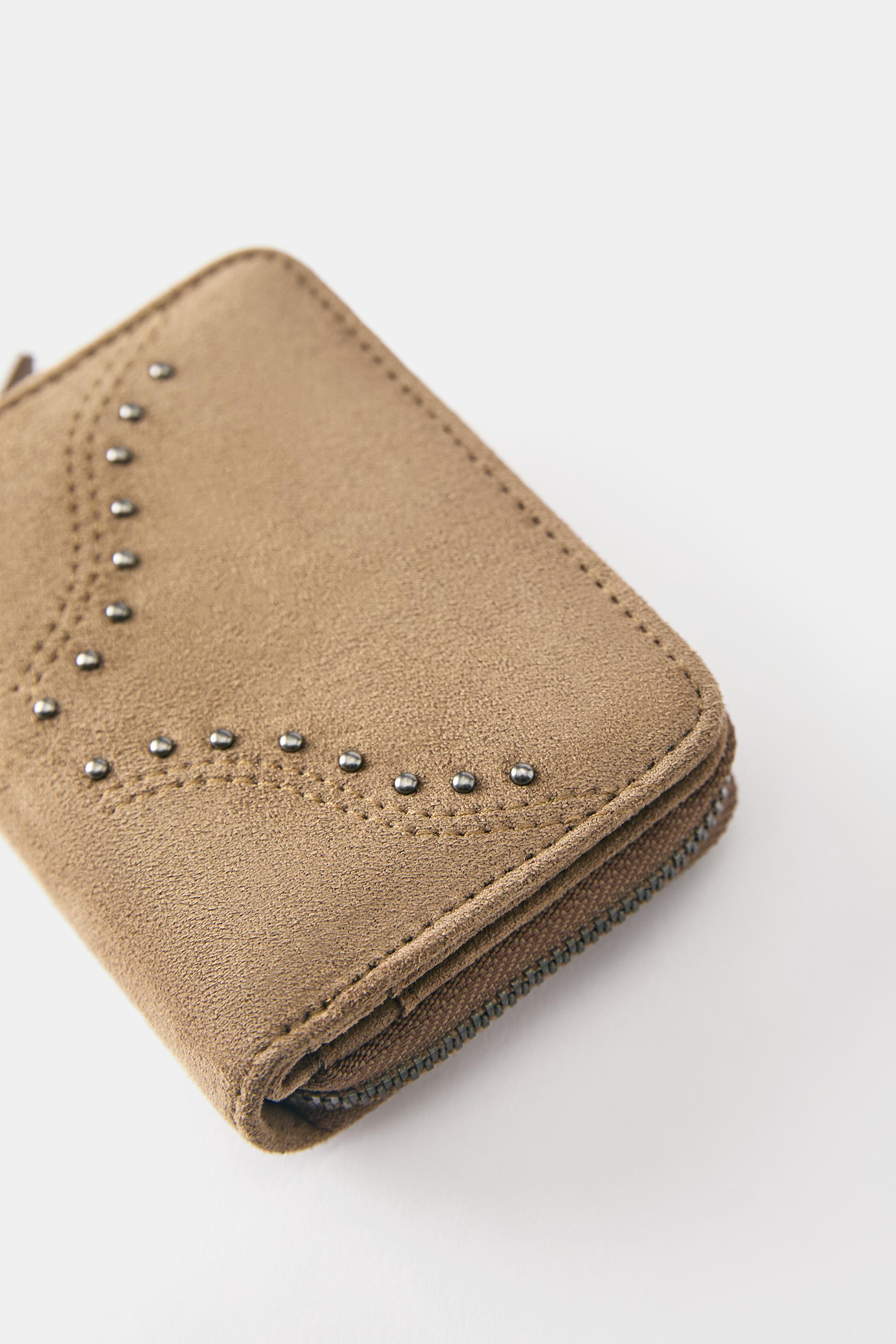 Studded wallet — Leather
