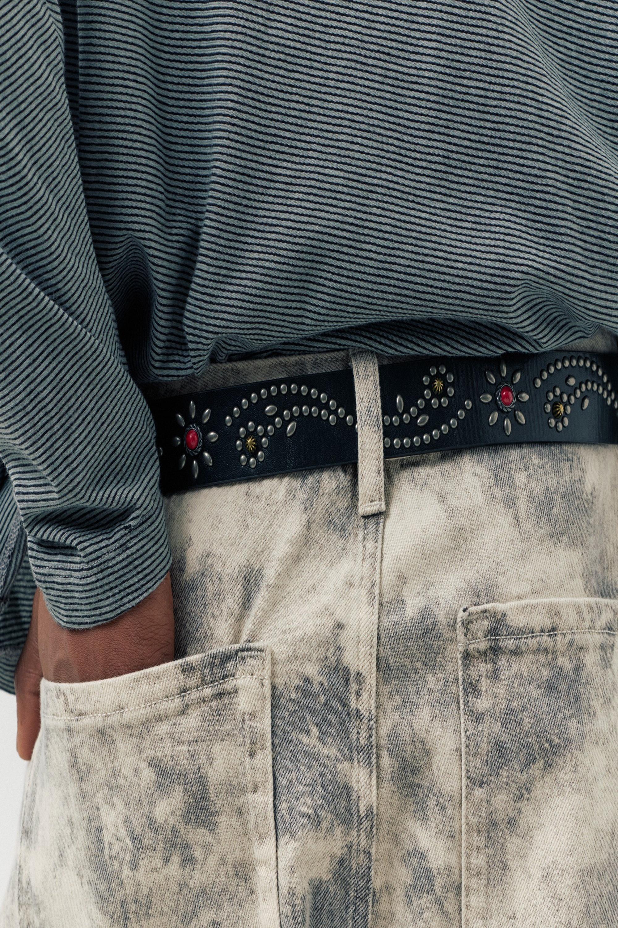 Kovboy taşlı kemer - Görsel 7