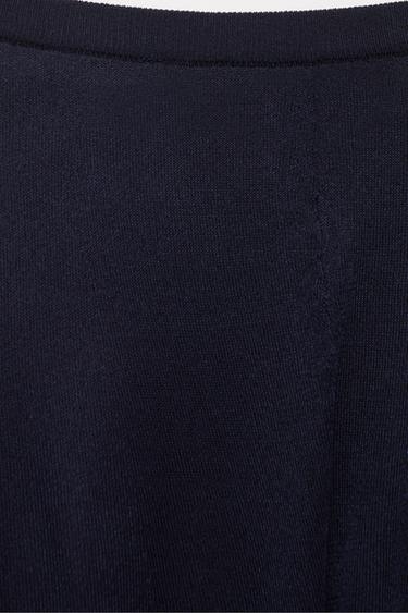 Semi-sheer sarouel trousers — Navy 6