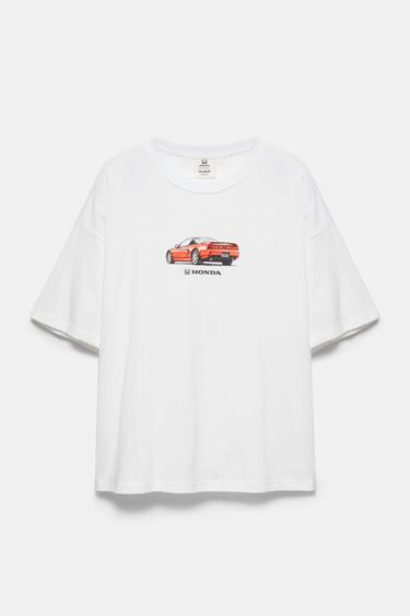 Honda car graphic T-shirt — Off white 2