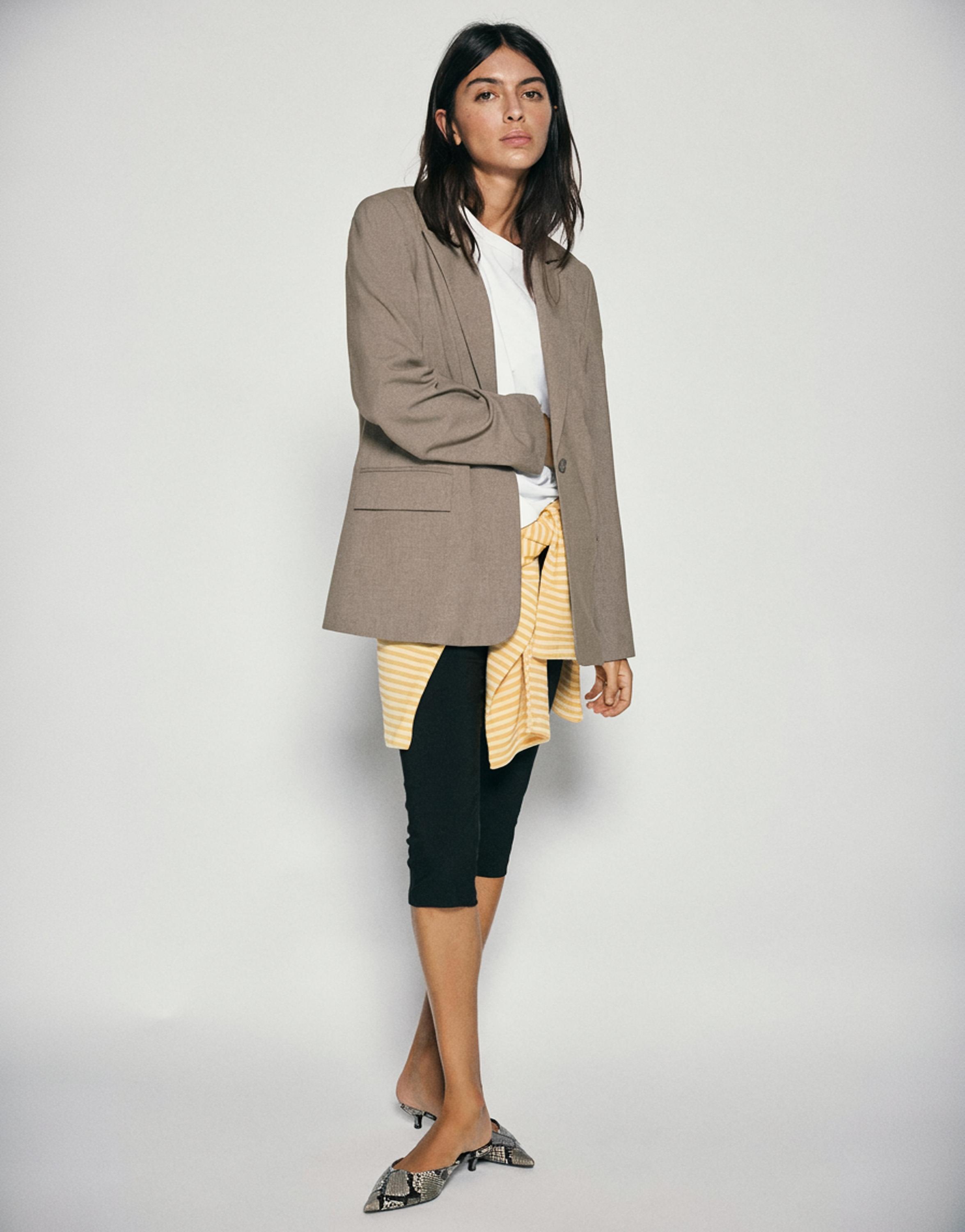 Basic blazer — Mole brown