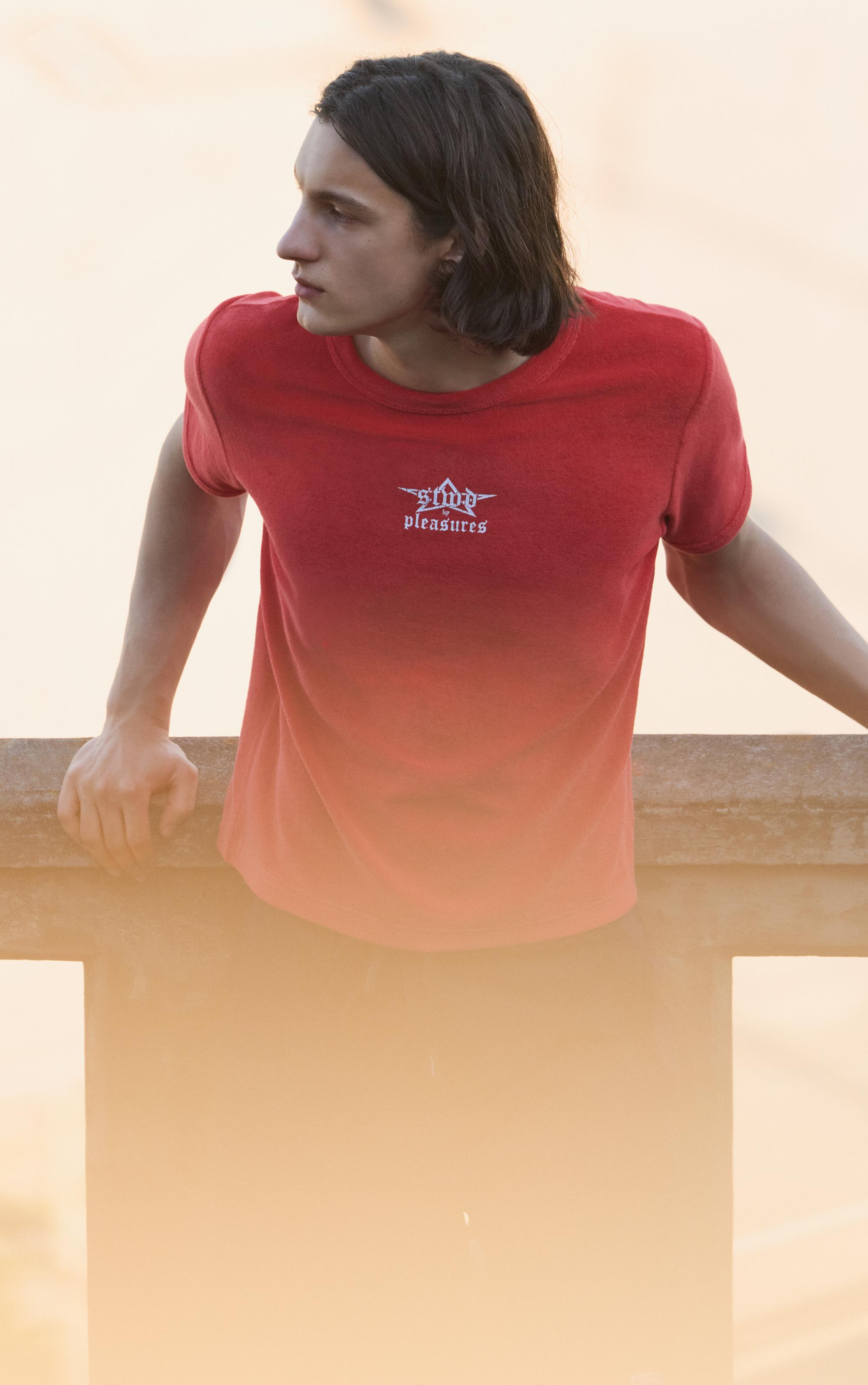 T-Shirt Pleasures X Stwd Effetto Spugna
