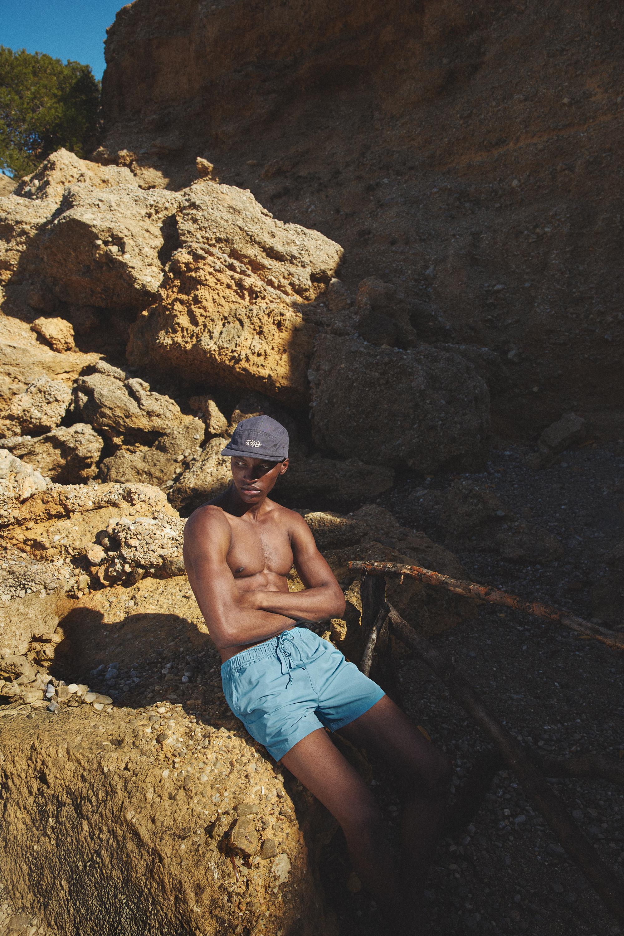 Basic swimming trunks — Navy