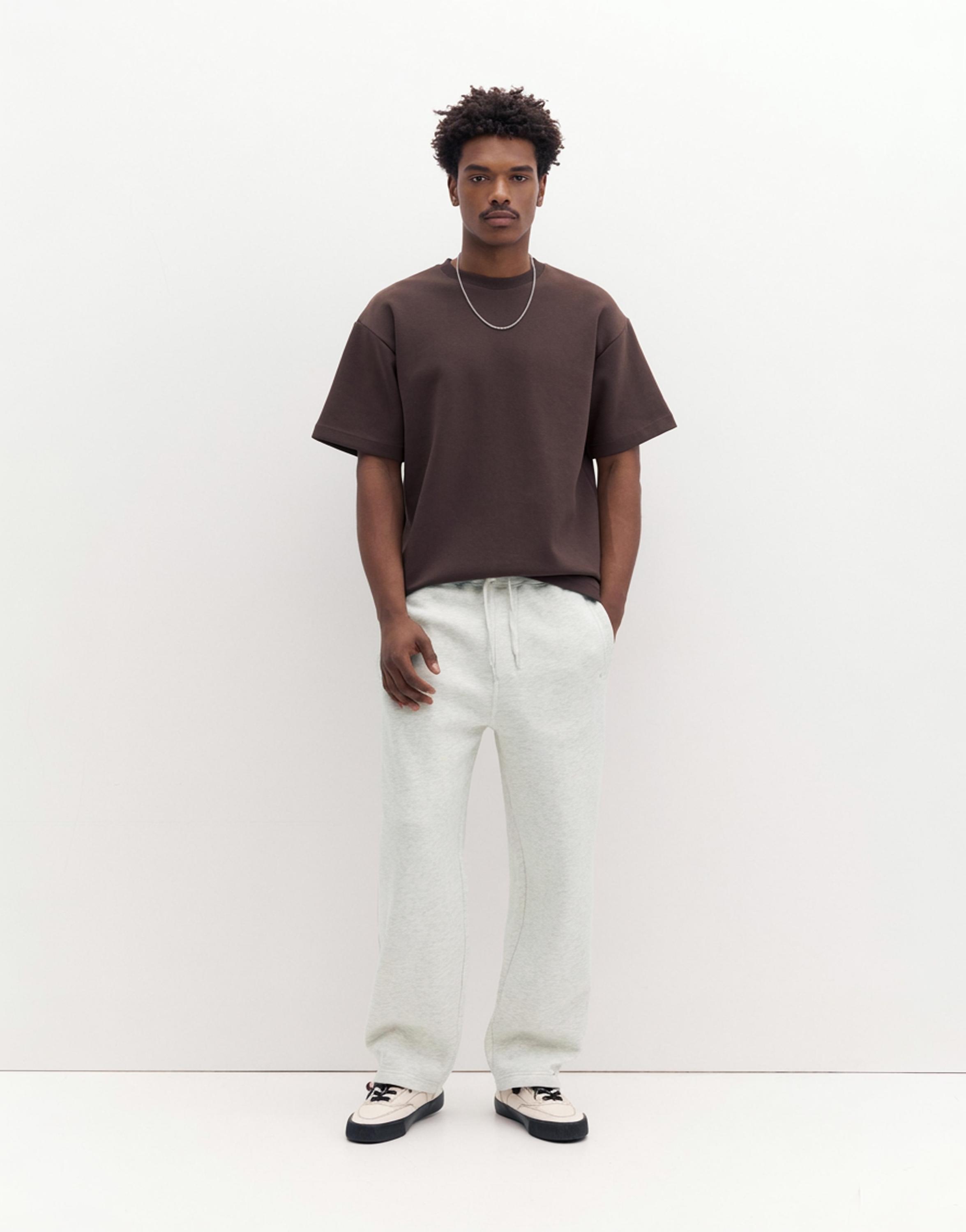 Basic baggy tracksuit bottoms — Ice