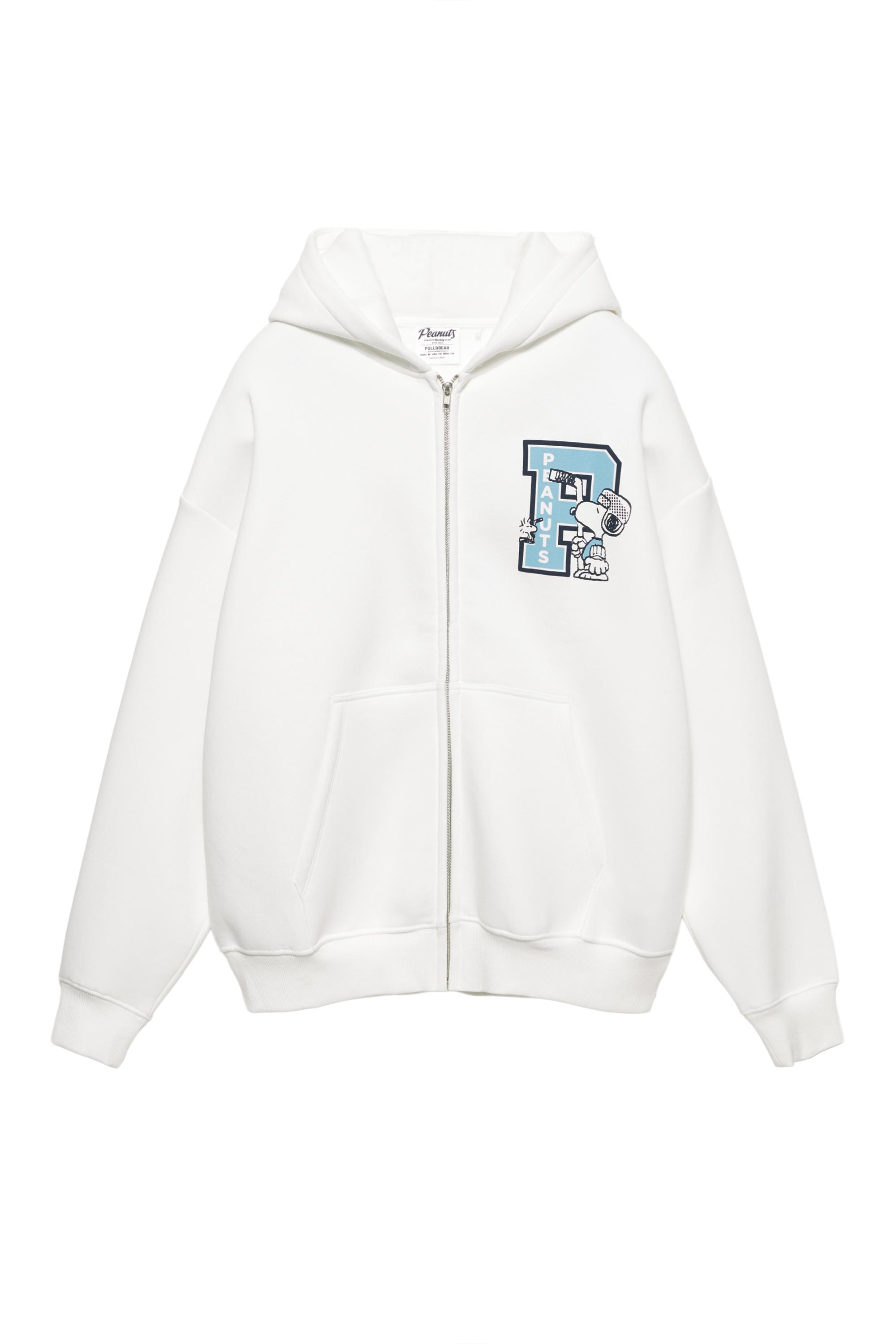 Fermuarlı kapüşonlu Peanuts sweatshirt - Görsel 2