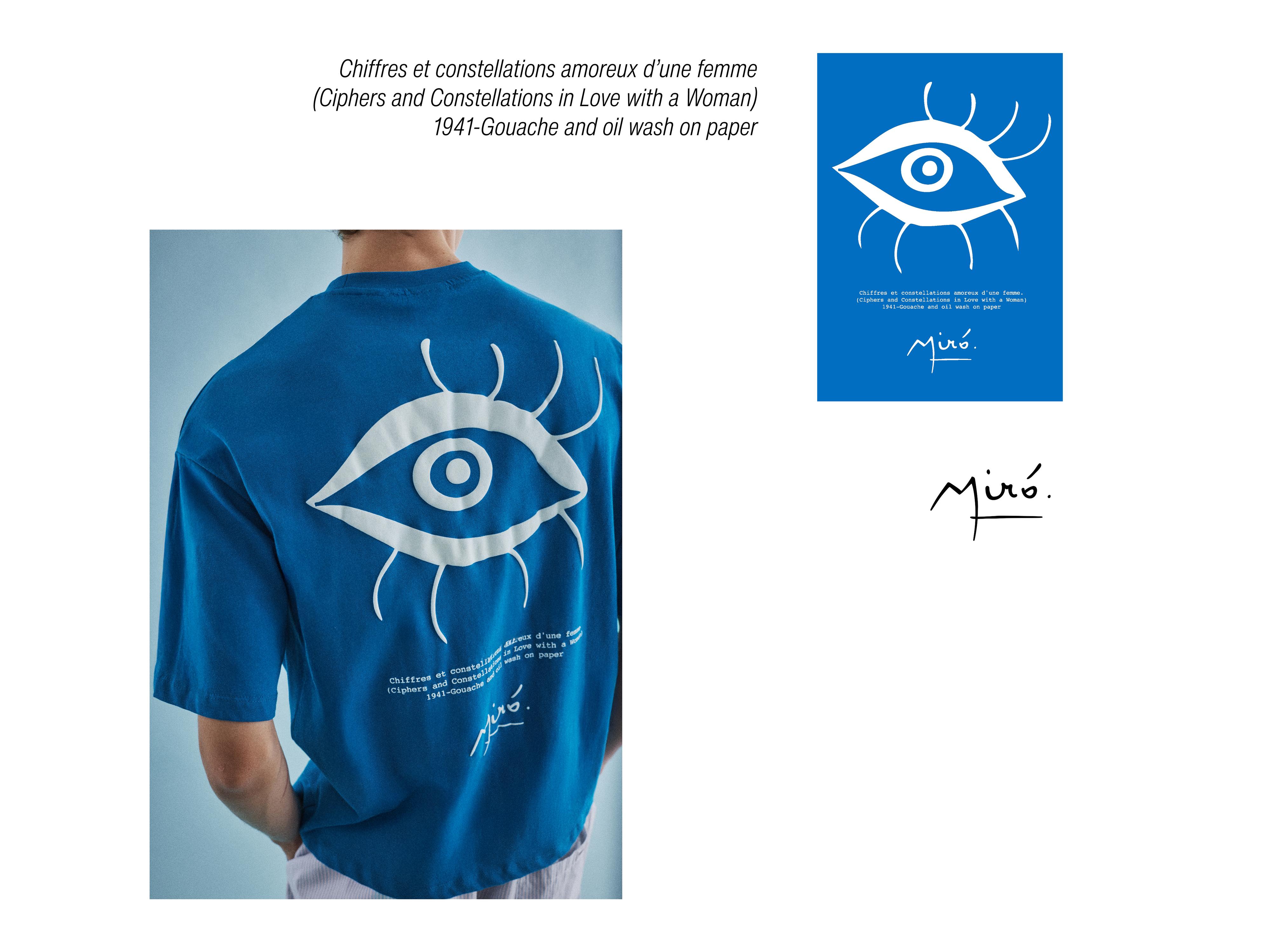 Miró relaxed fit T-shirt — Deep blue