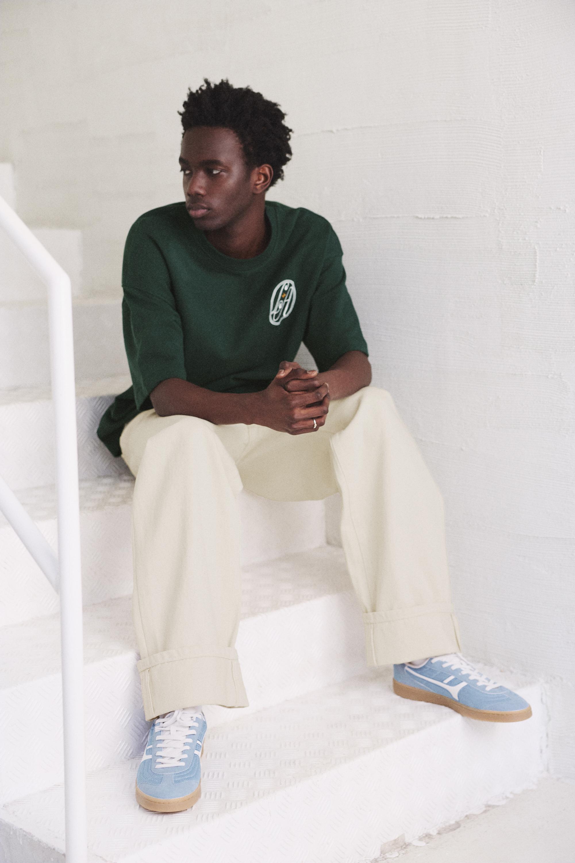 Retro dokulu spor ayakkabı - Görsel 16