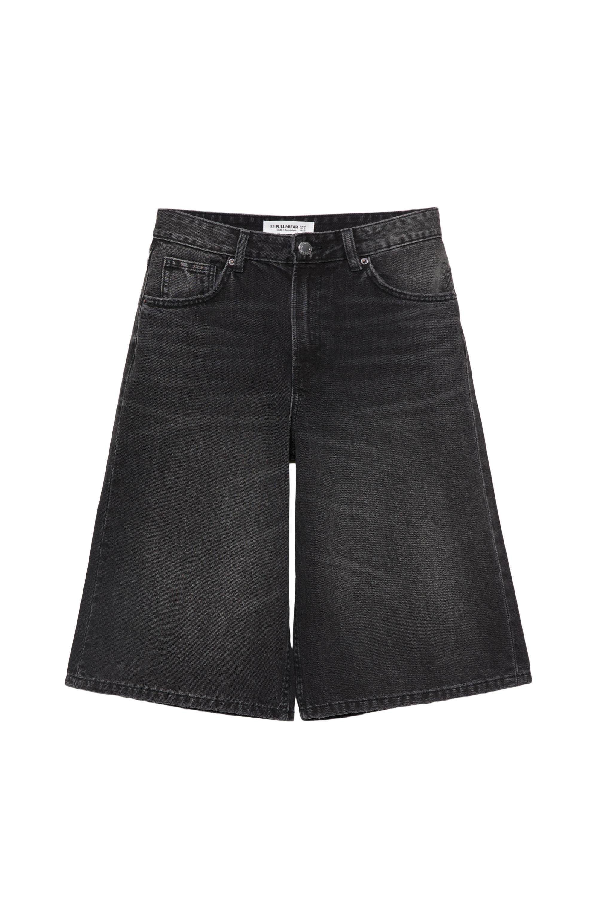 Düşük bel denim şort - Görsel 67