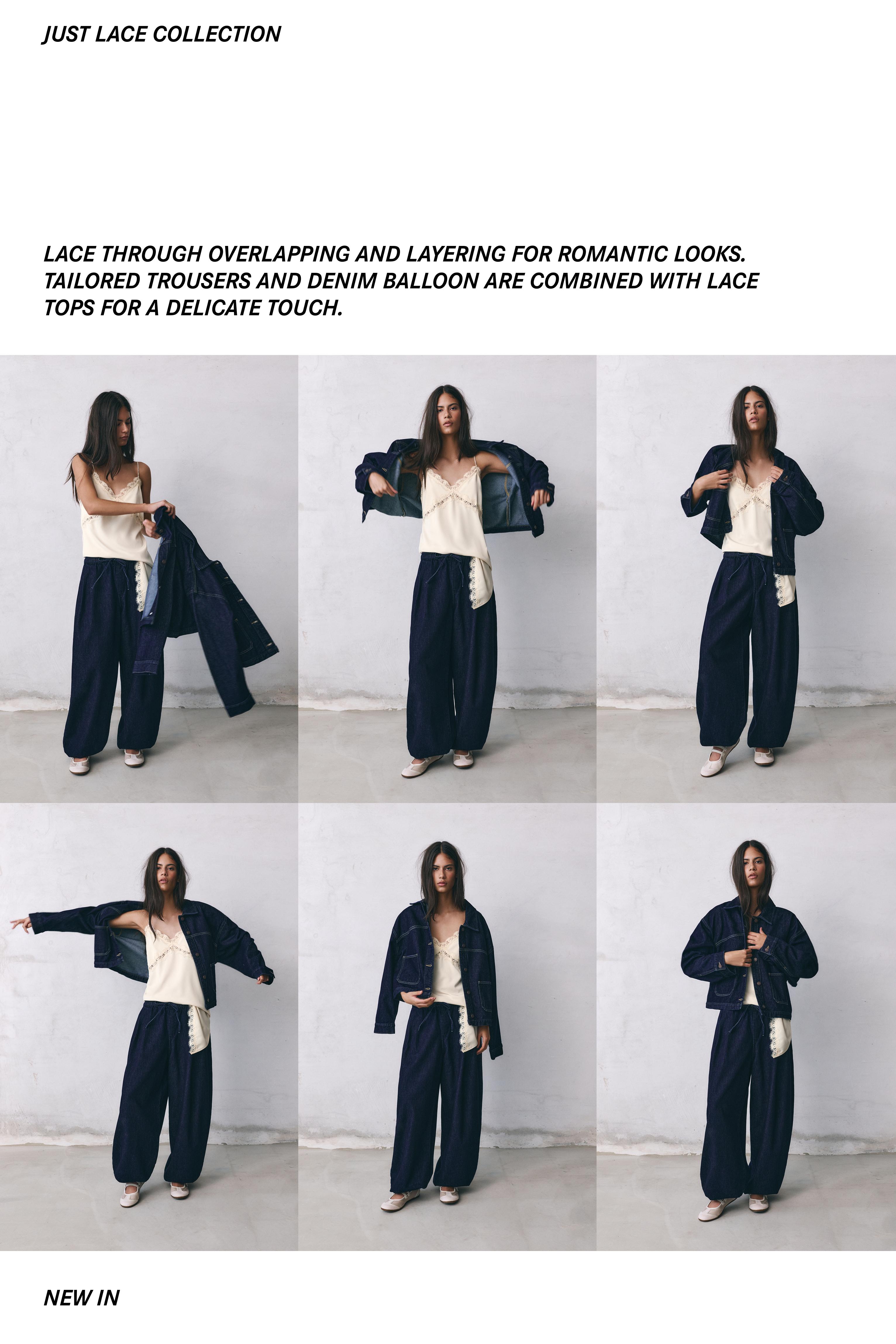 Sarouel trousers jeans — Navy