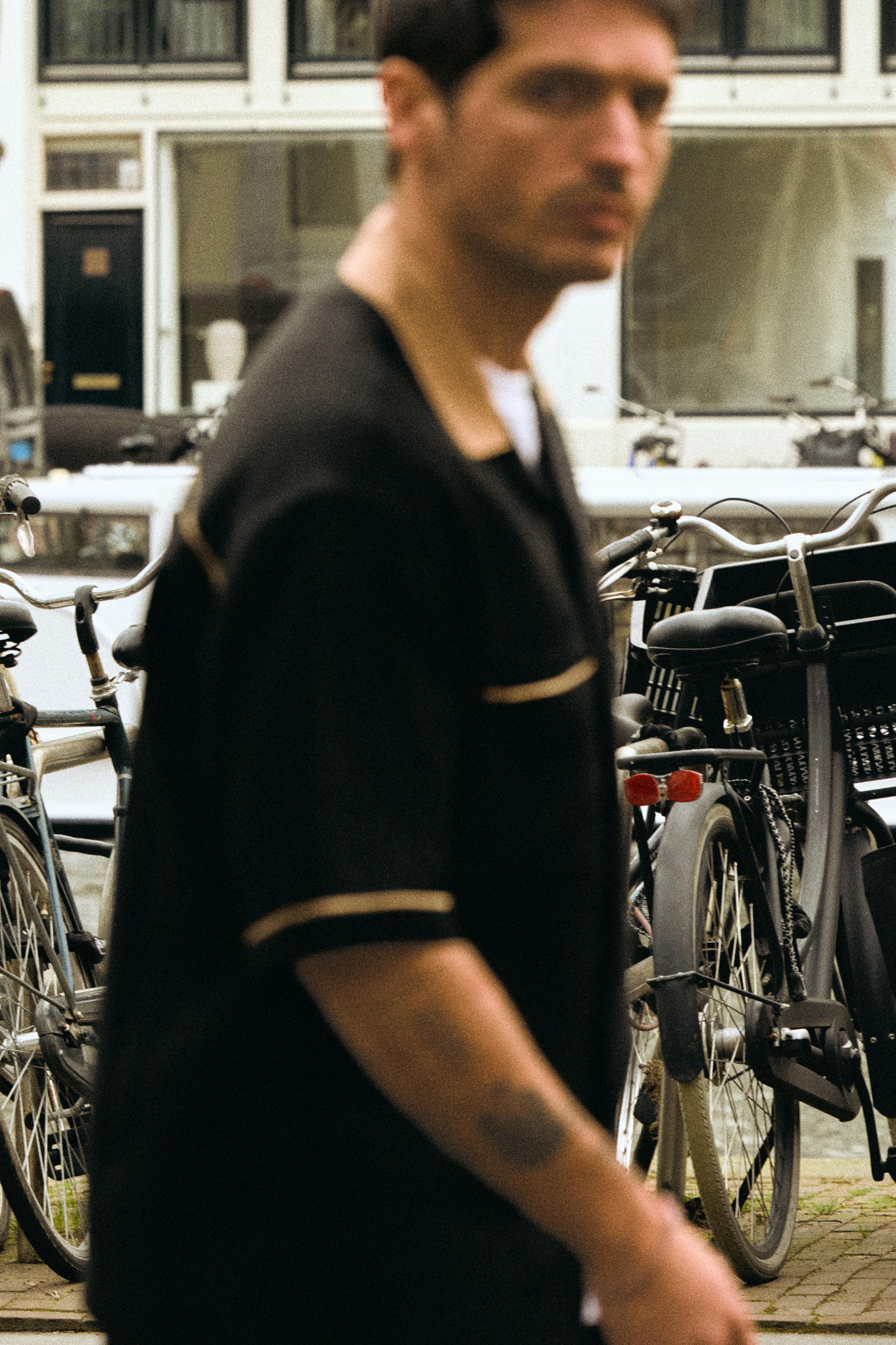 Bowling short sleeve shirt — Black