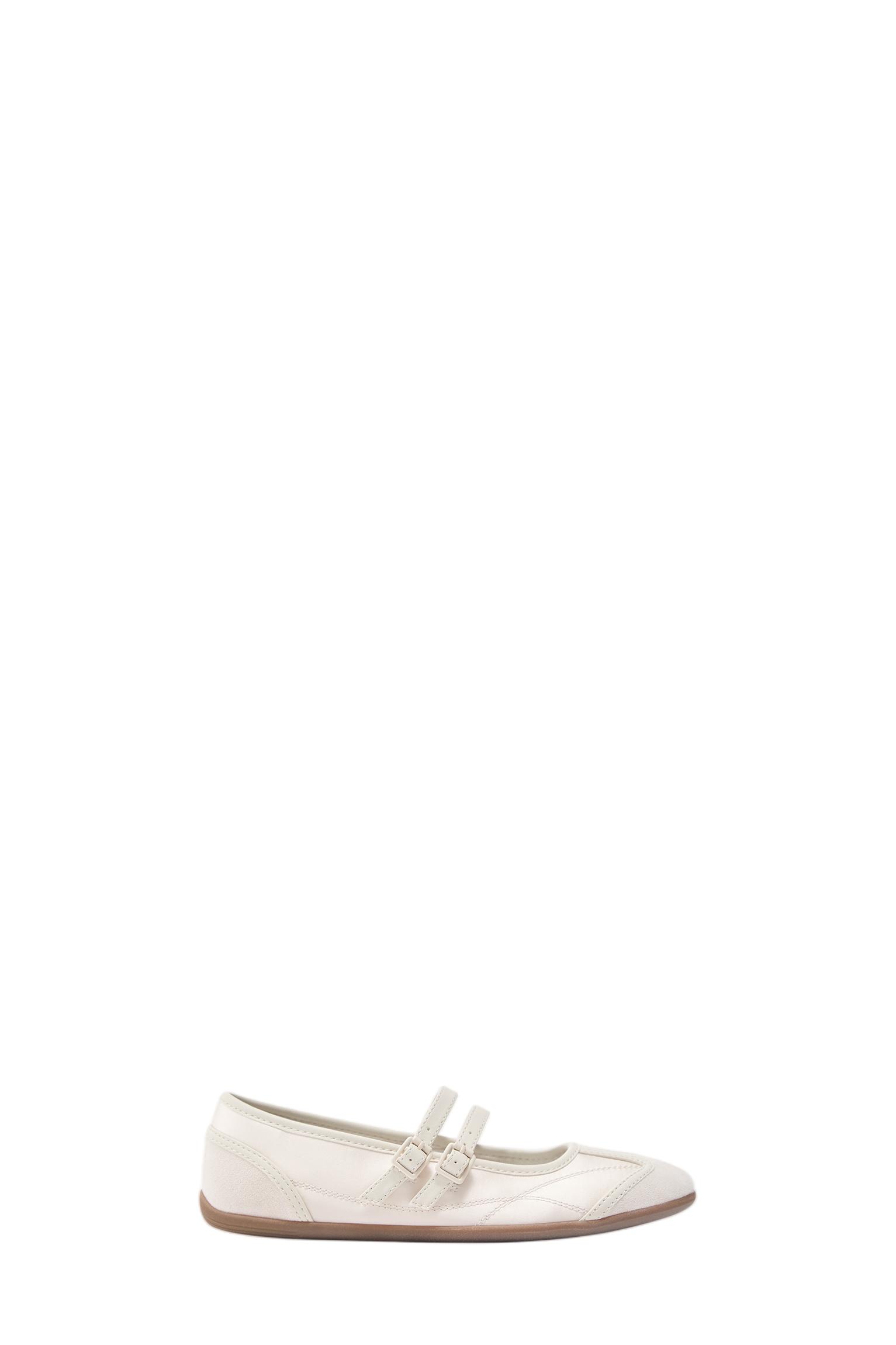 Sports ballet flats — Ecru