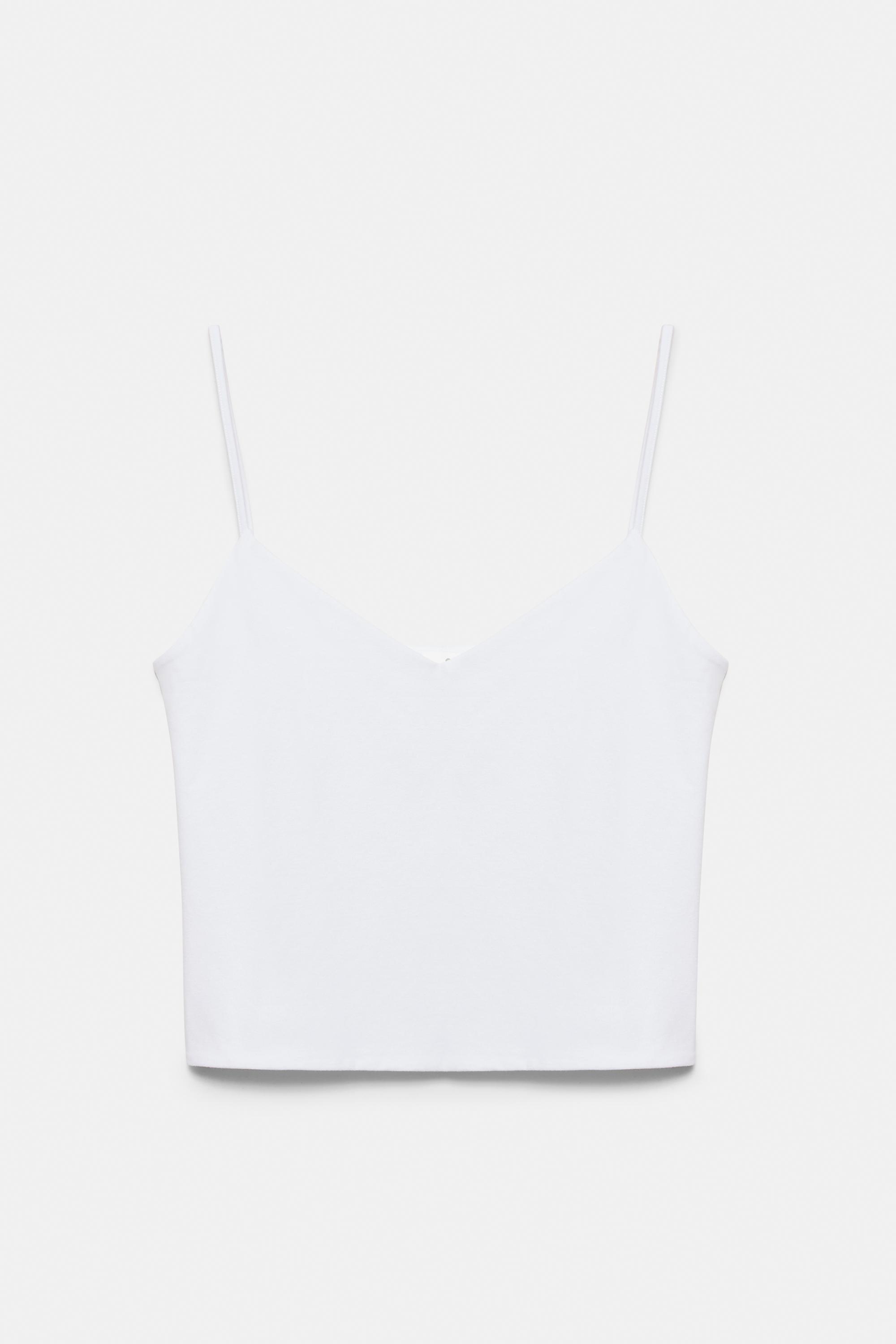 Fine-strap top — Ice