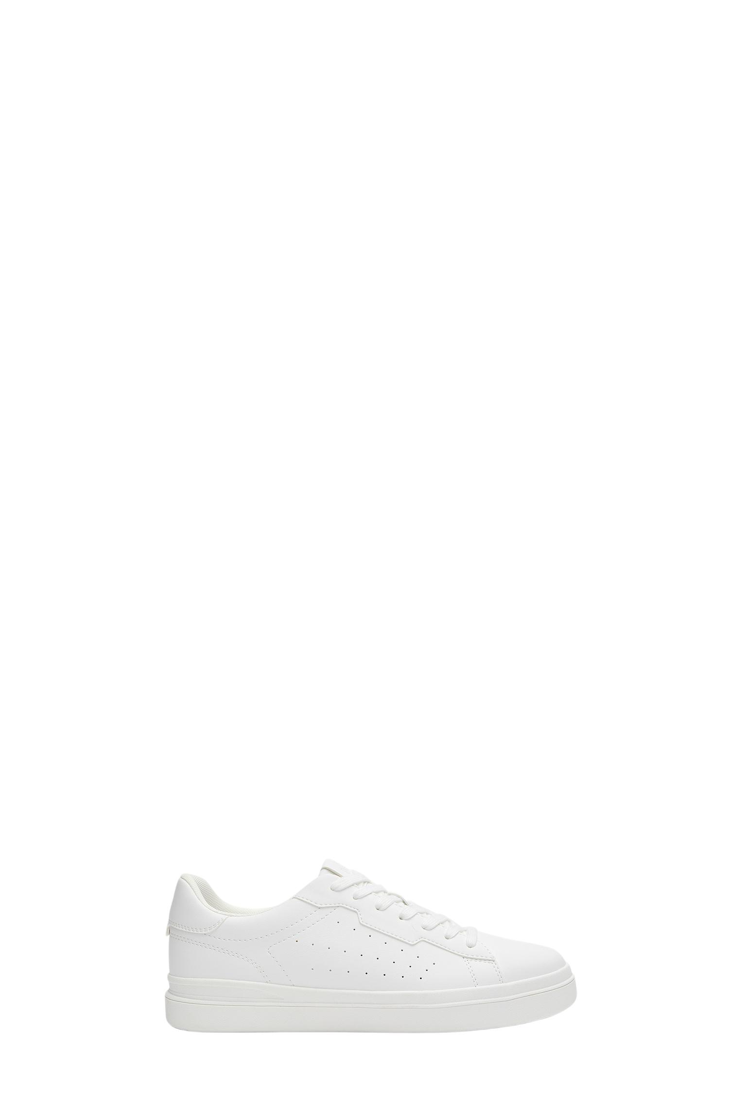 Casual chunky sole trainers — White