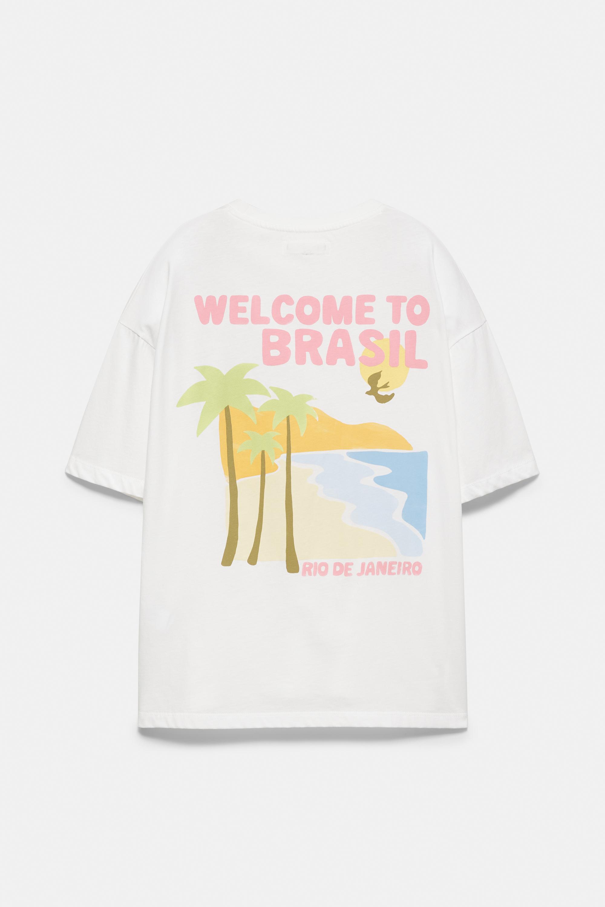 Brazil graphic T-shirt — Ice