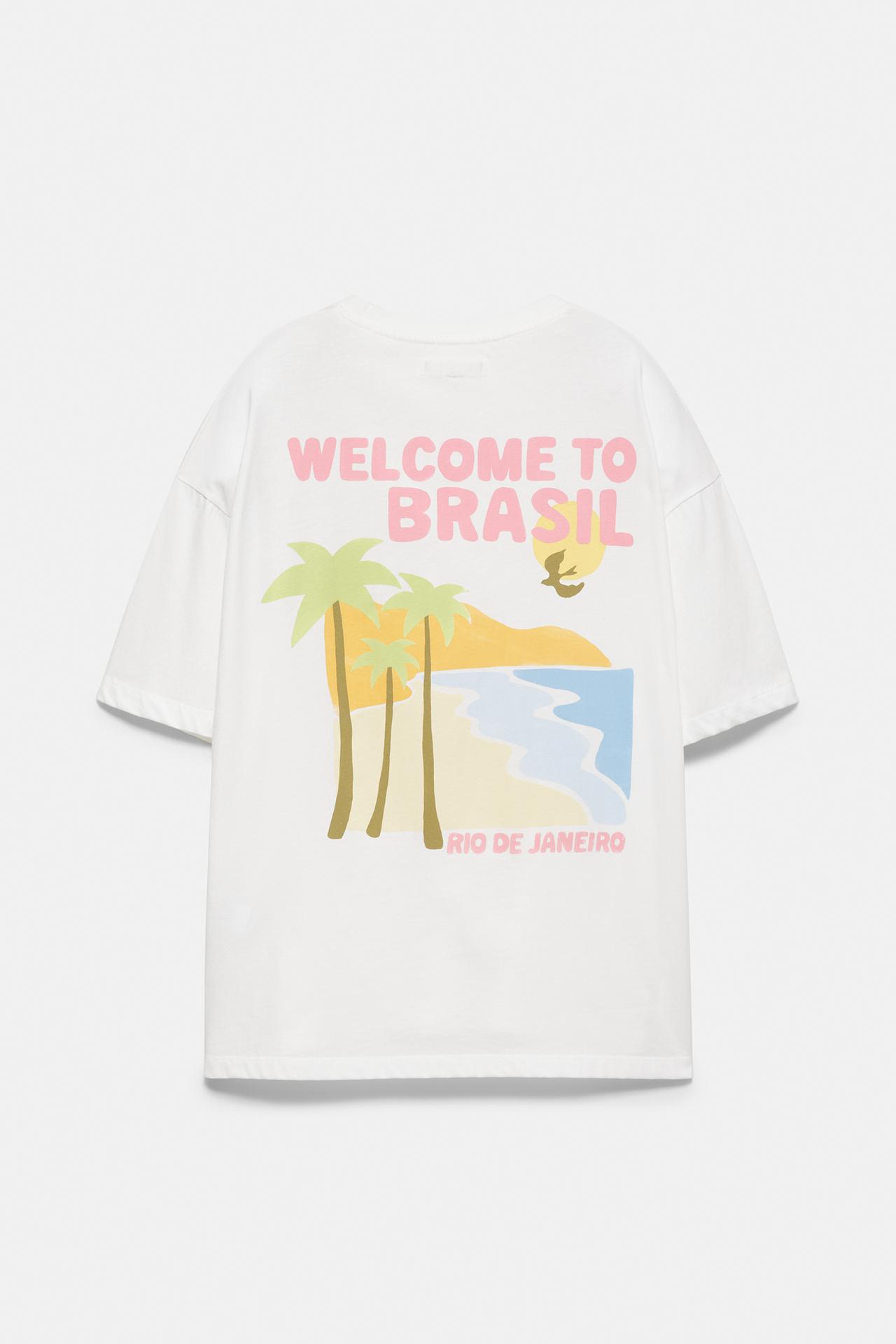 Brazil graphic T-shirt — Ice