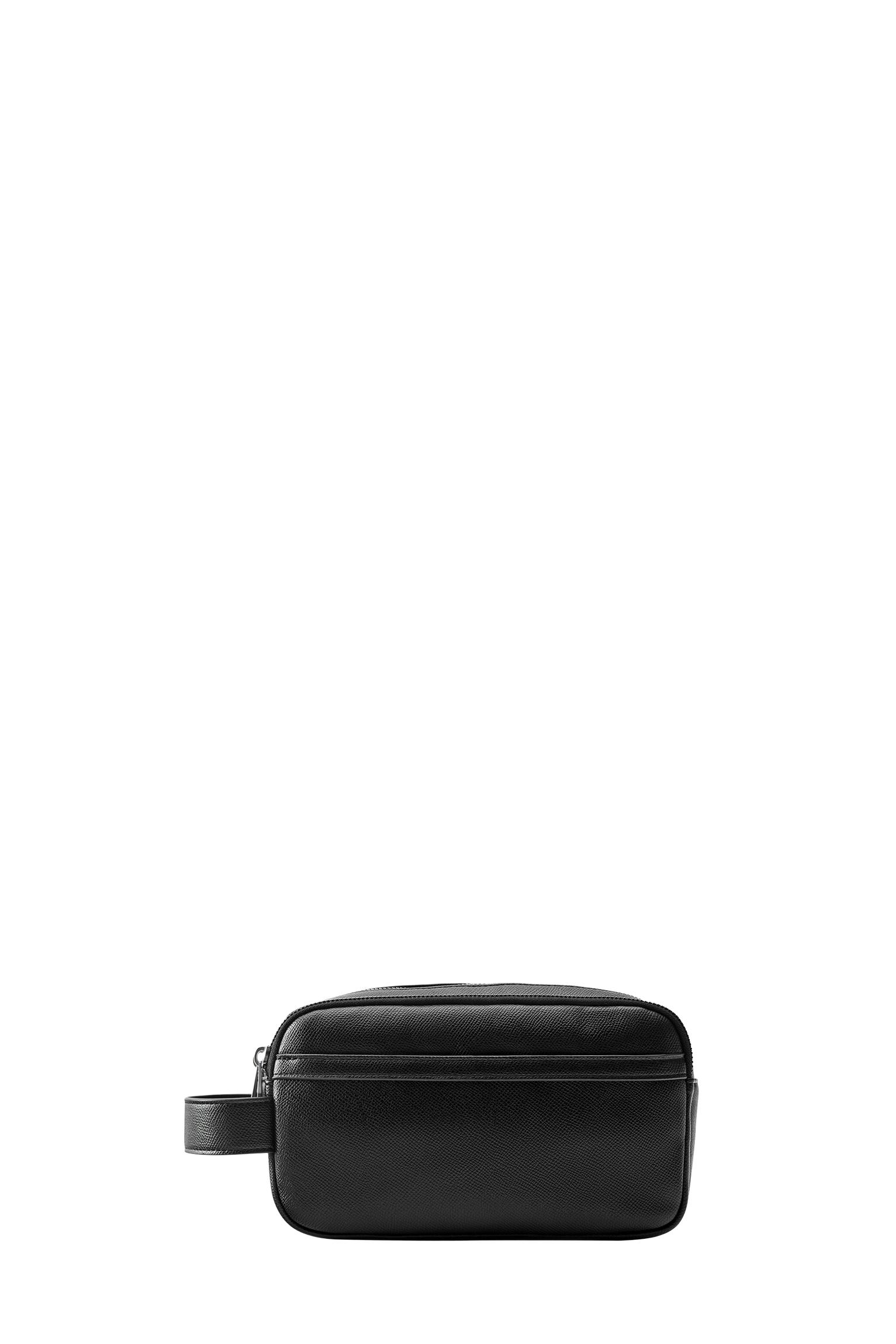 Wash bag with handle — Black
