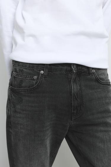 Ripped skinny jeans — Faded black 3