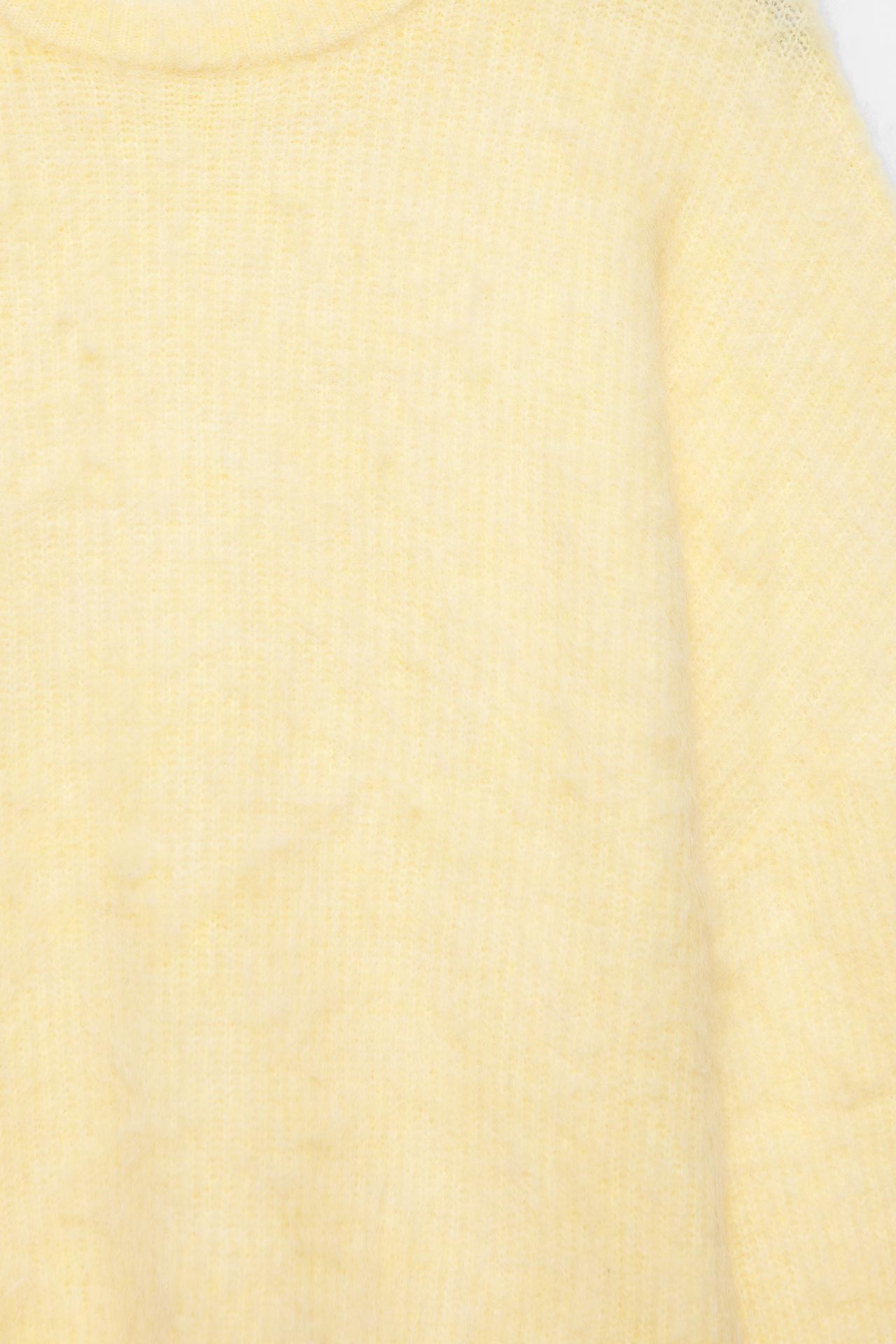 Soft-touch knit jumper — Pale yellow