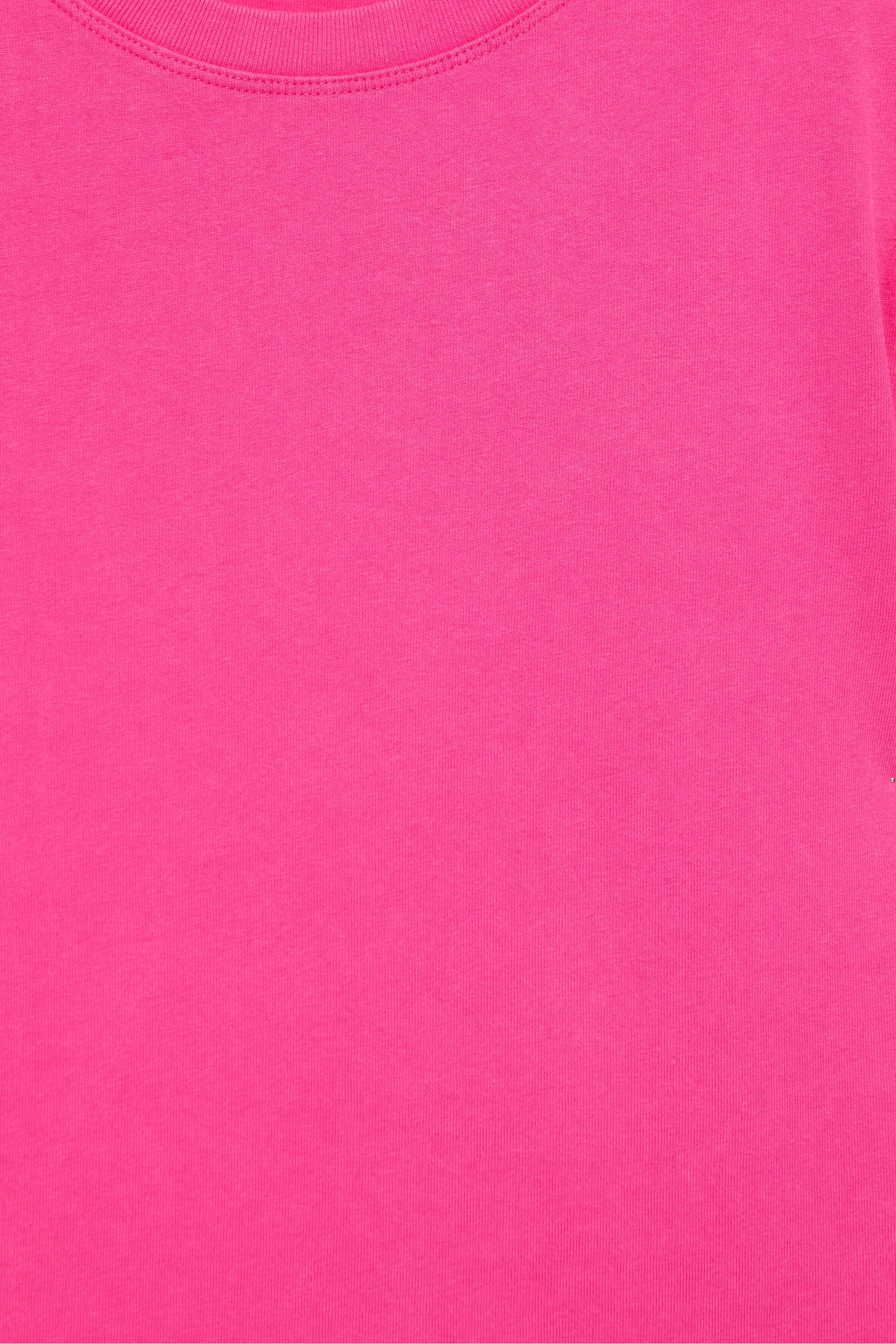 Short sleeve T-shirt 100% cotton — Fuchsia