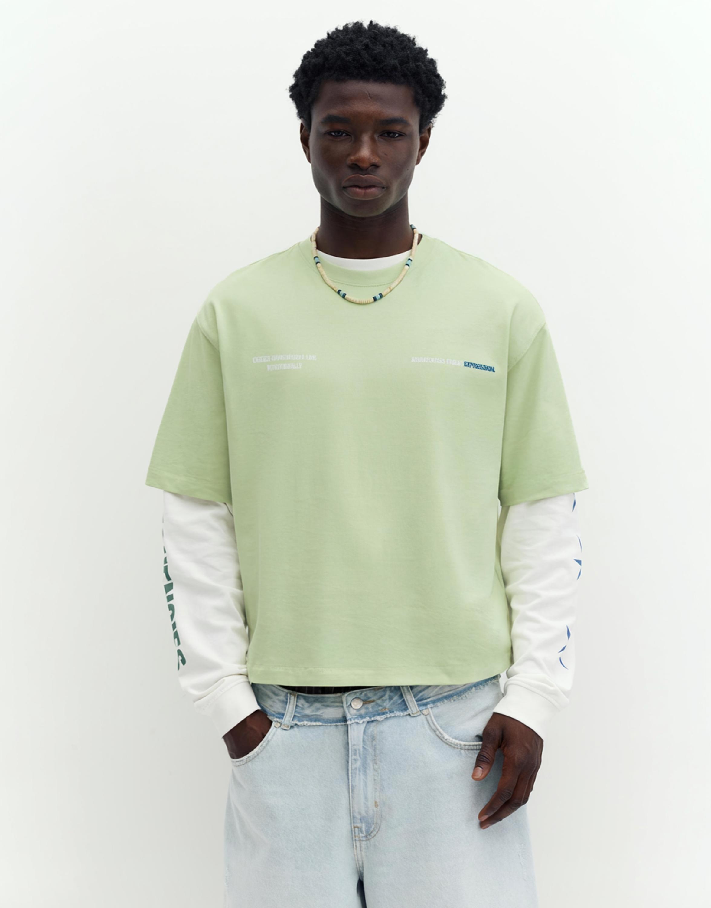 STWD graphic T-shirt — Lime