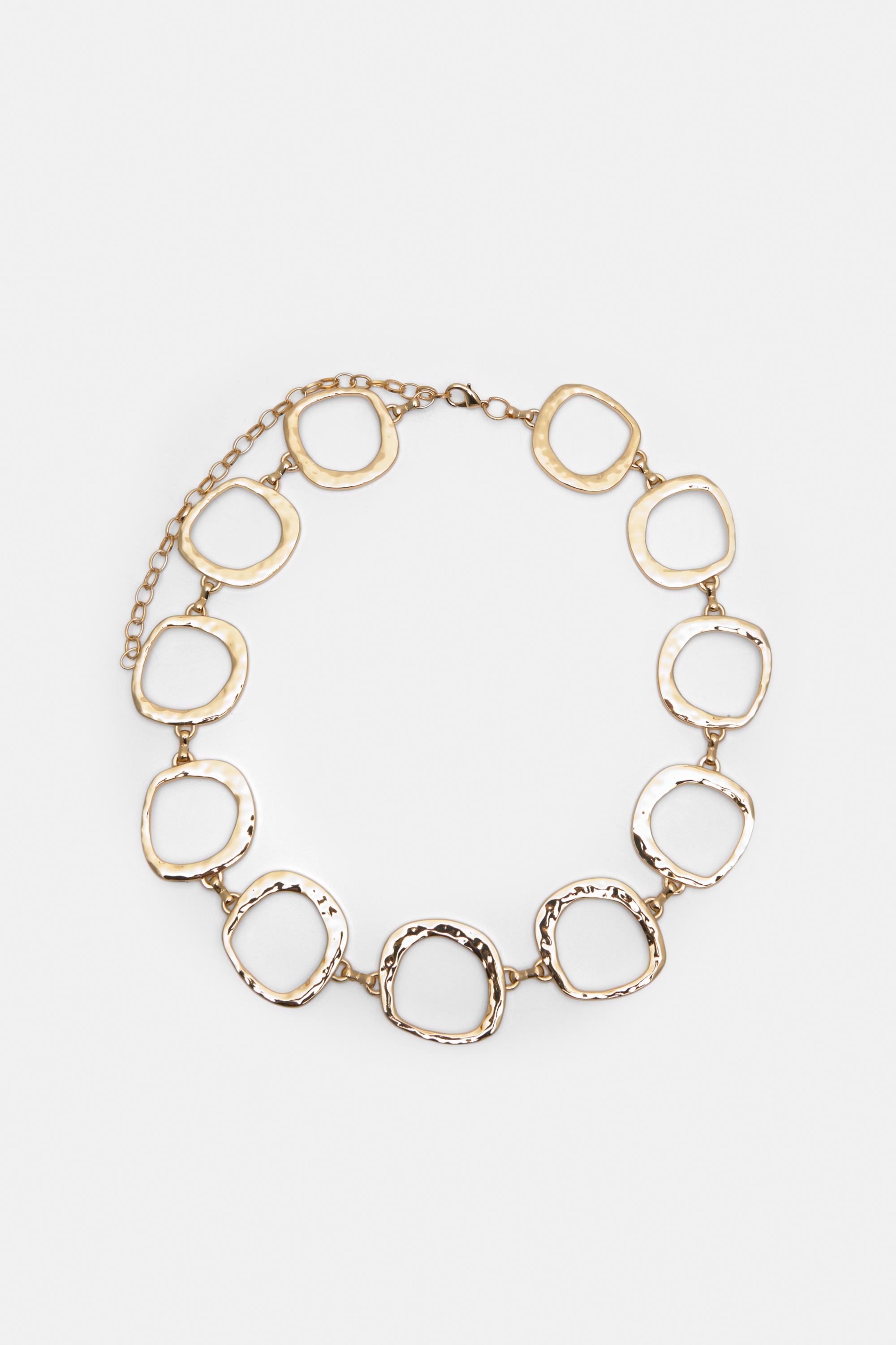 Cinto De Círculos Metalizados